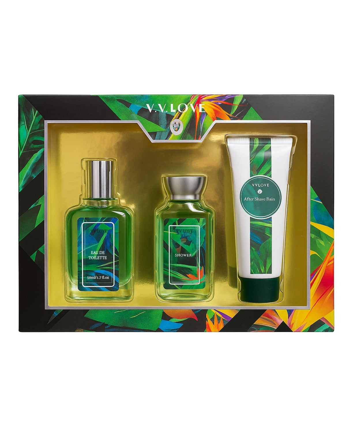 Perfume Set-V.V.Love-Tropical Fragrance & After Shave Gift Set-F