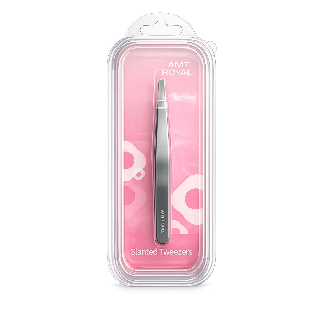 Stainless Steel Slanted Tweezers N2