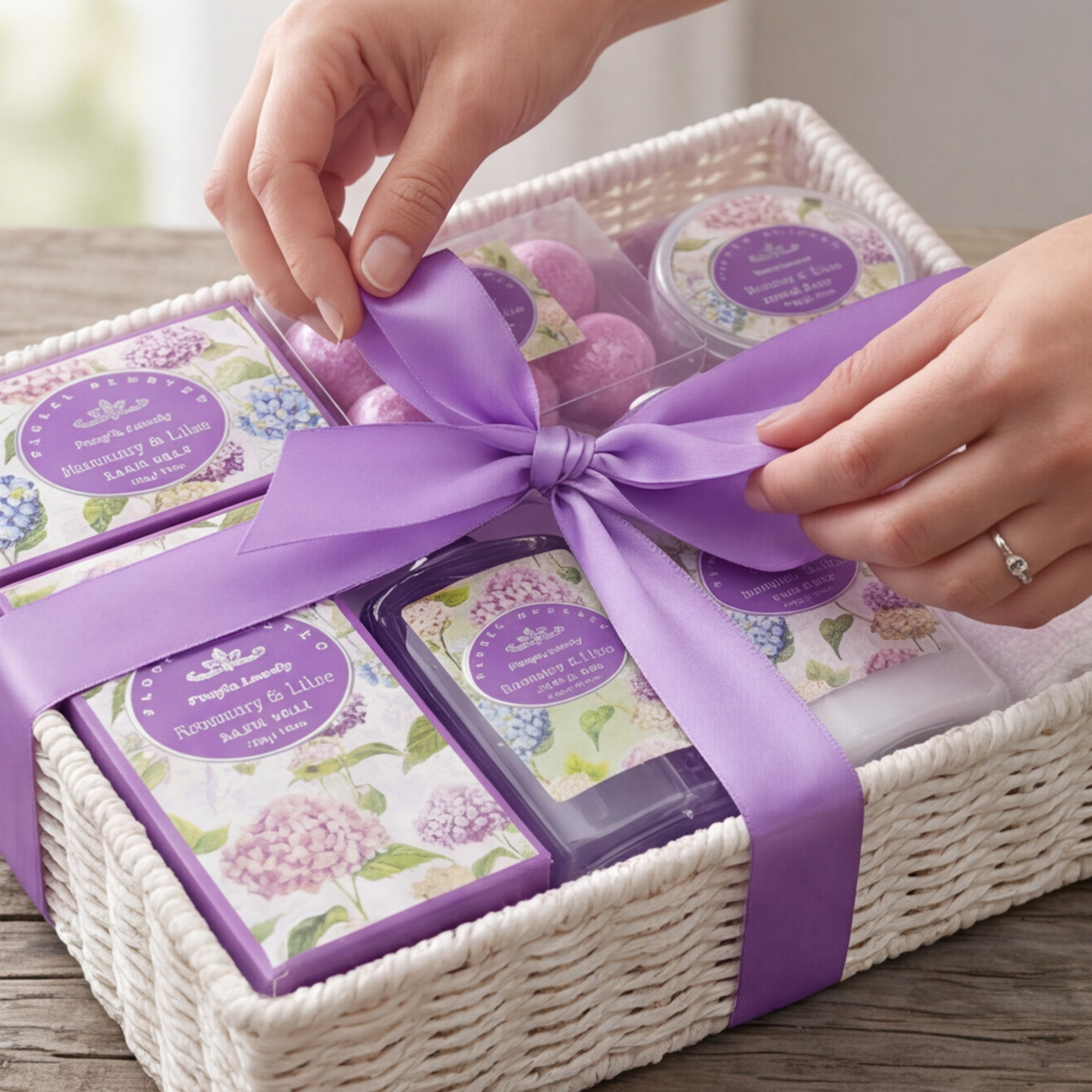 Body Care Purple Lavender Set