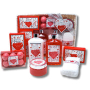 Bath & Body Set-Paris Glam-Body Care Pink Strawberry Set-U