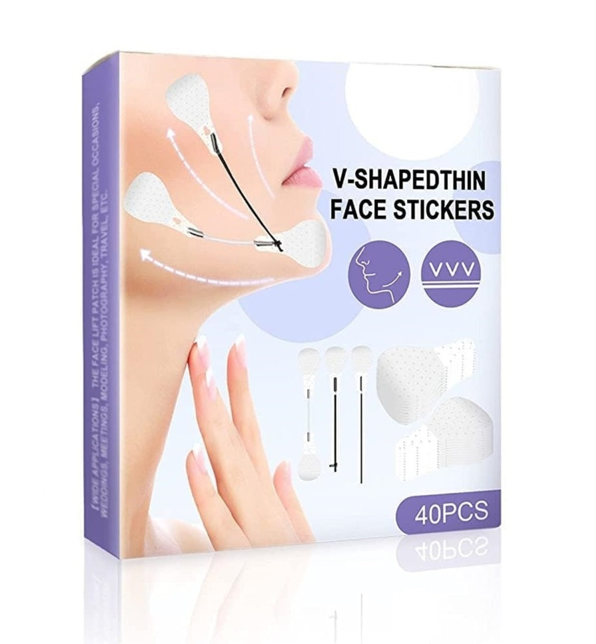 Facelift Sticker-Moda Body Shop-V-Shaped Thin Face Lifting Stickers-F
