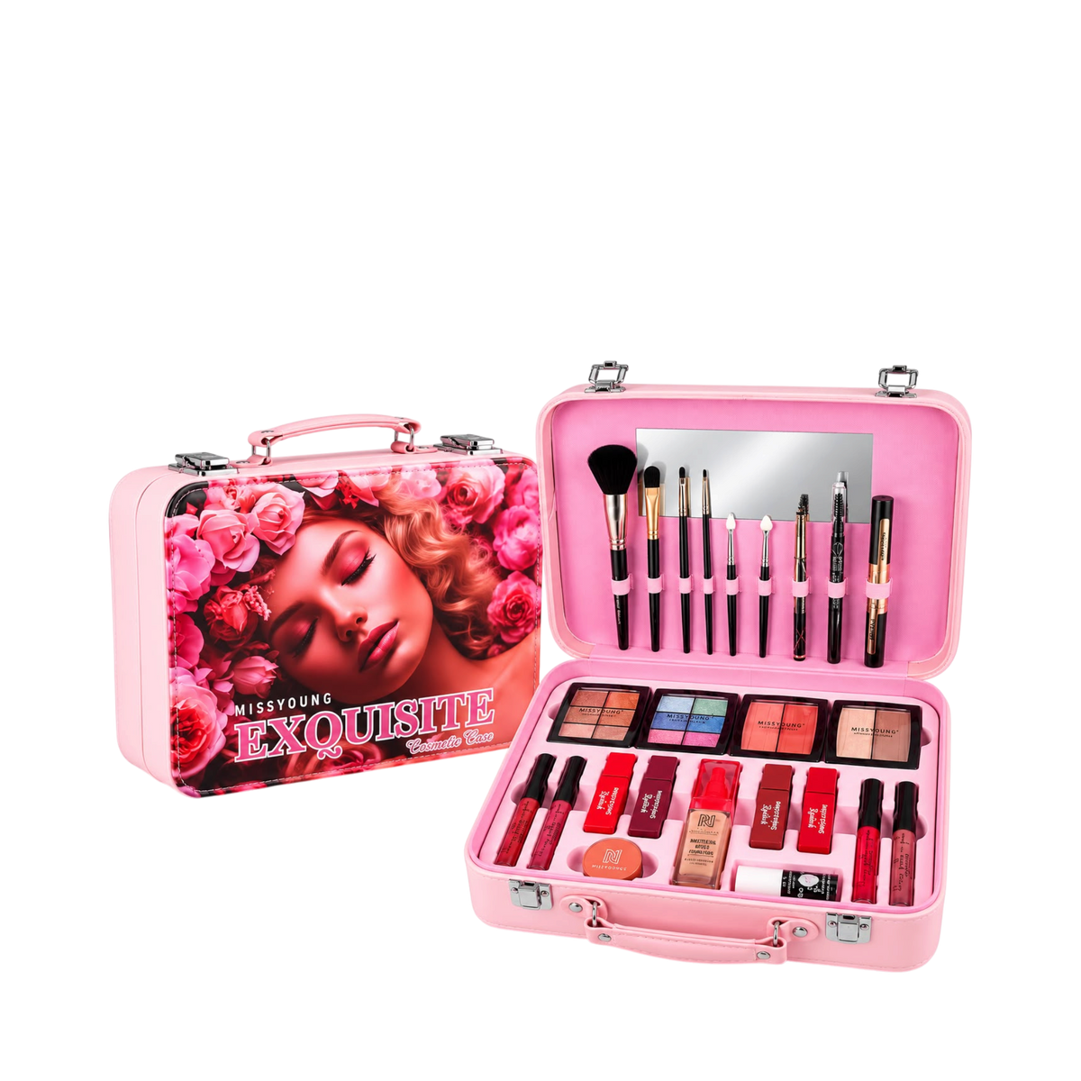 Exquisite Cosmetics Case Make Up Set