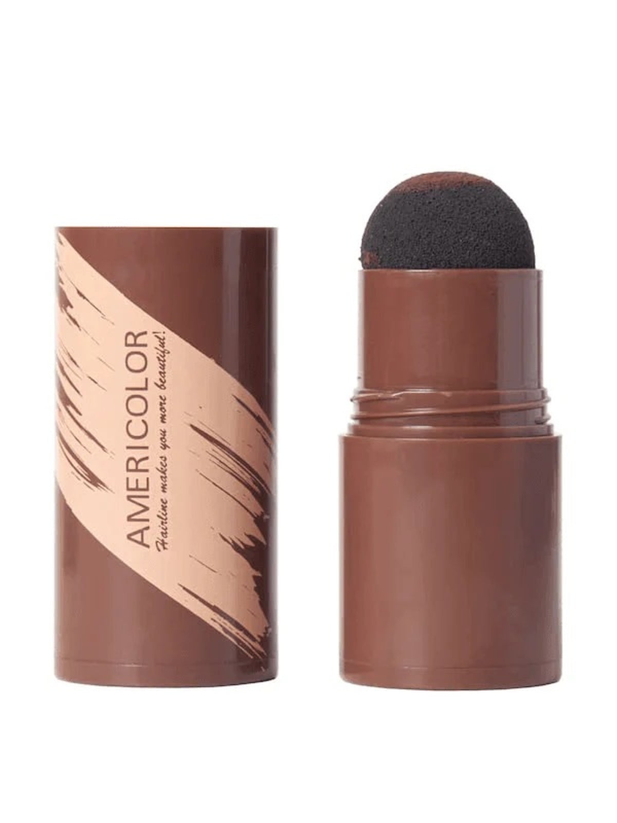 Eyebrow Powder-Americolor-Hairline 2 in 1 Eyebrow Stamp Shaping Kit Brow Powder-F