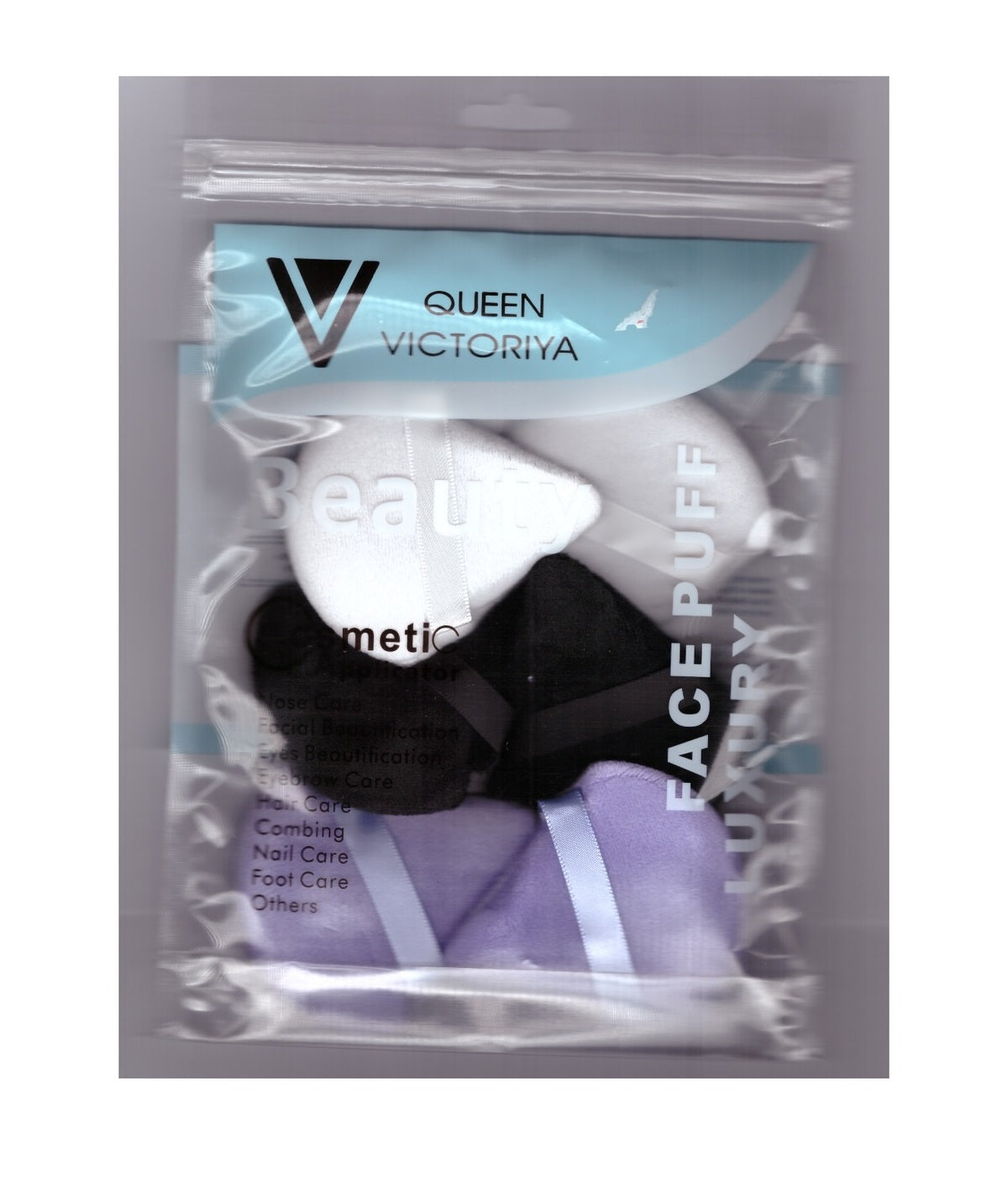 Makeup Sponge-Queen Victoriya-Beauty Face Puff-F-6PCS