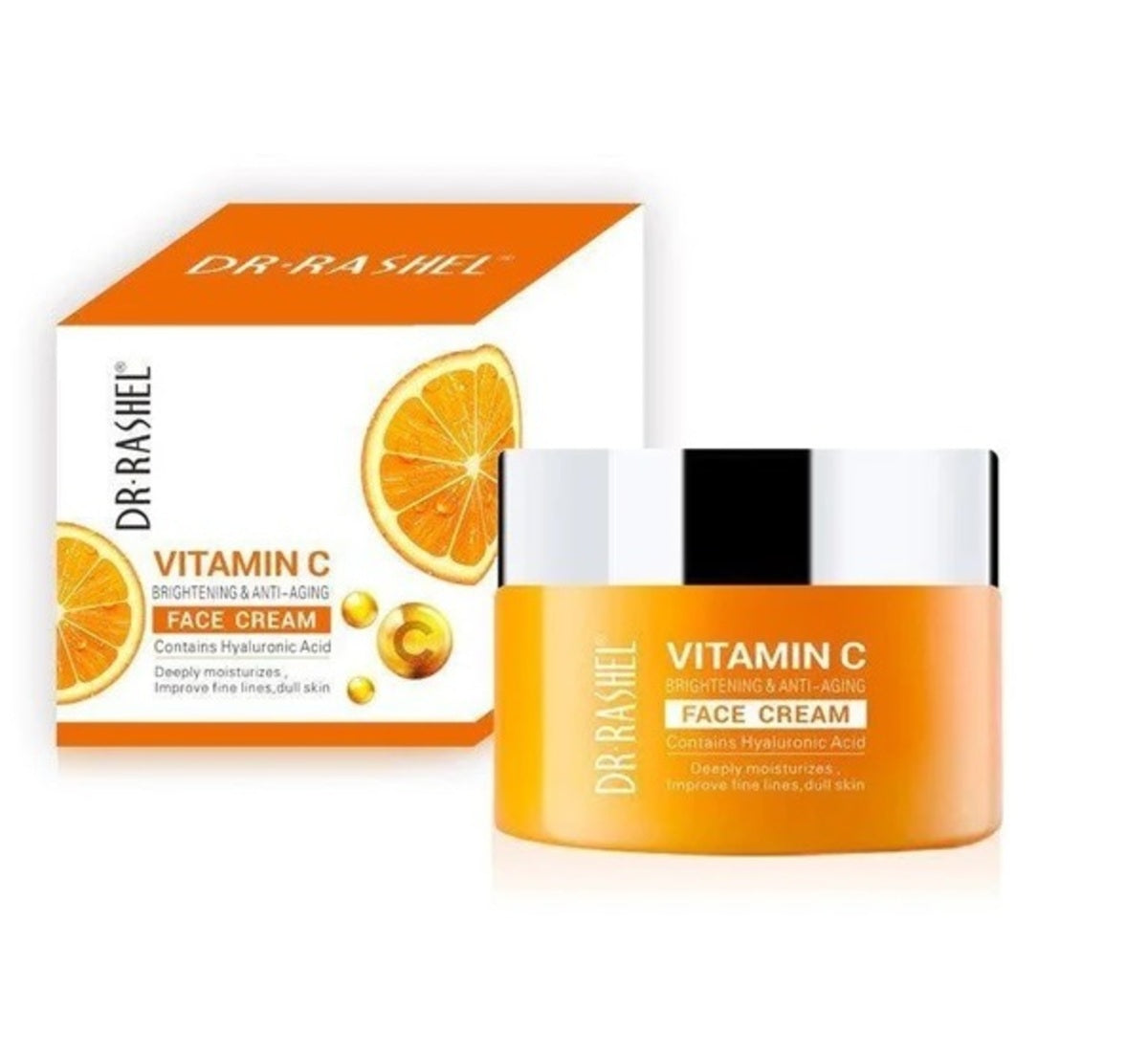 Face Cream-Dr. Rashel-Vitamin C Brightening and Anti-Aging Facial Cream-U-50ML