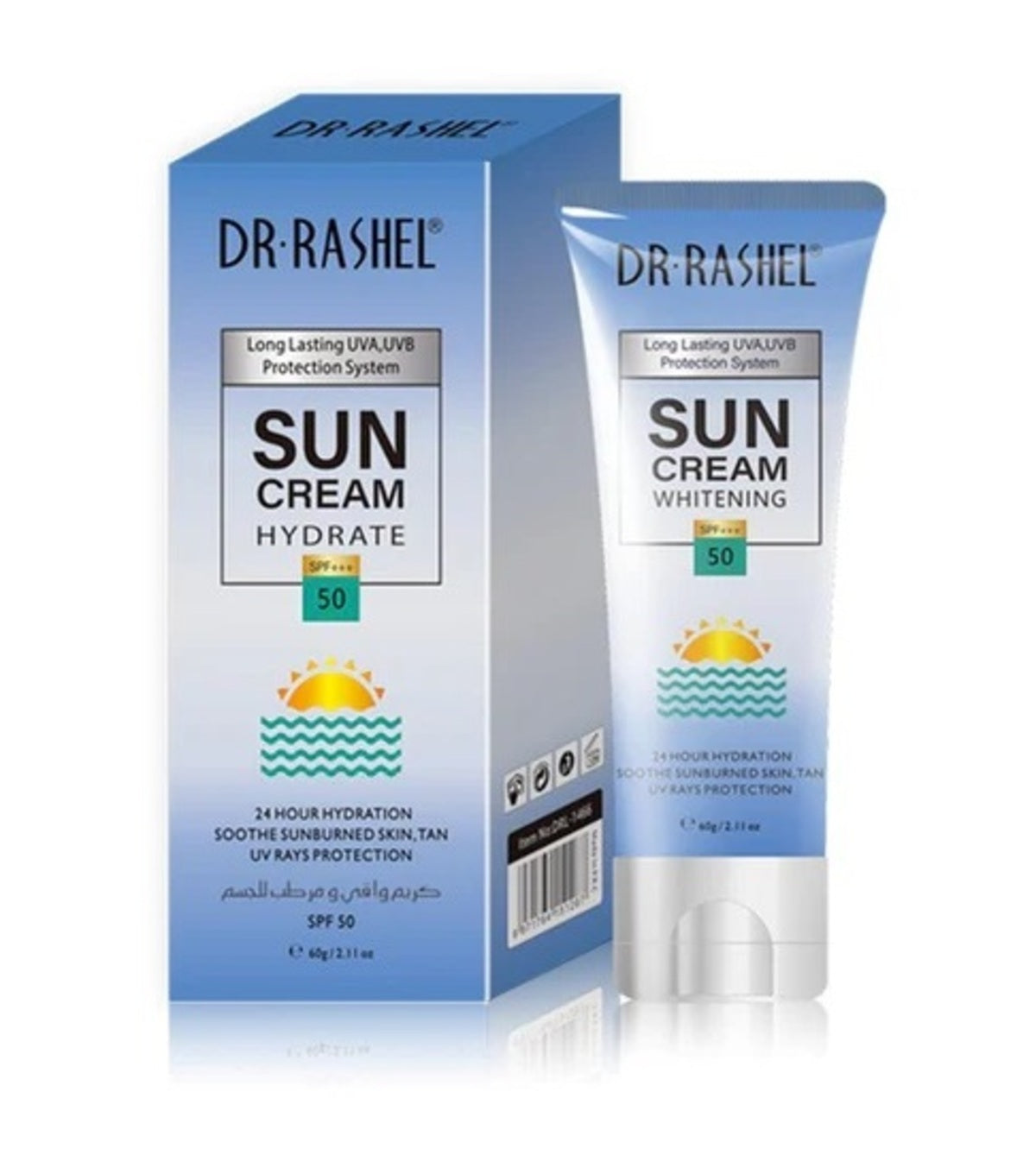 Sunscreen-Dr. Rashel-Hydrating &v Whitening Sunscreen SPF 50+-U-60G