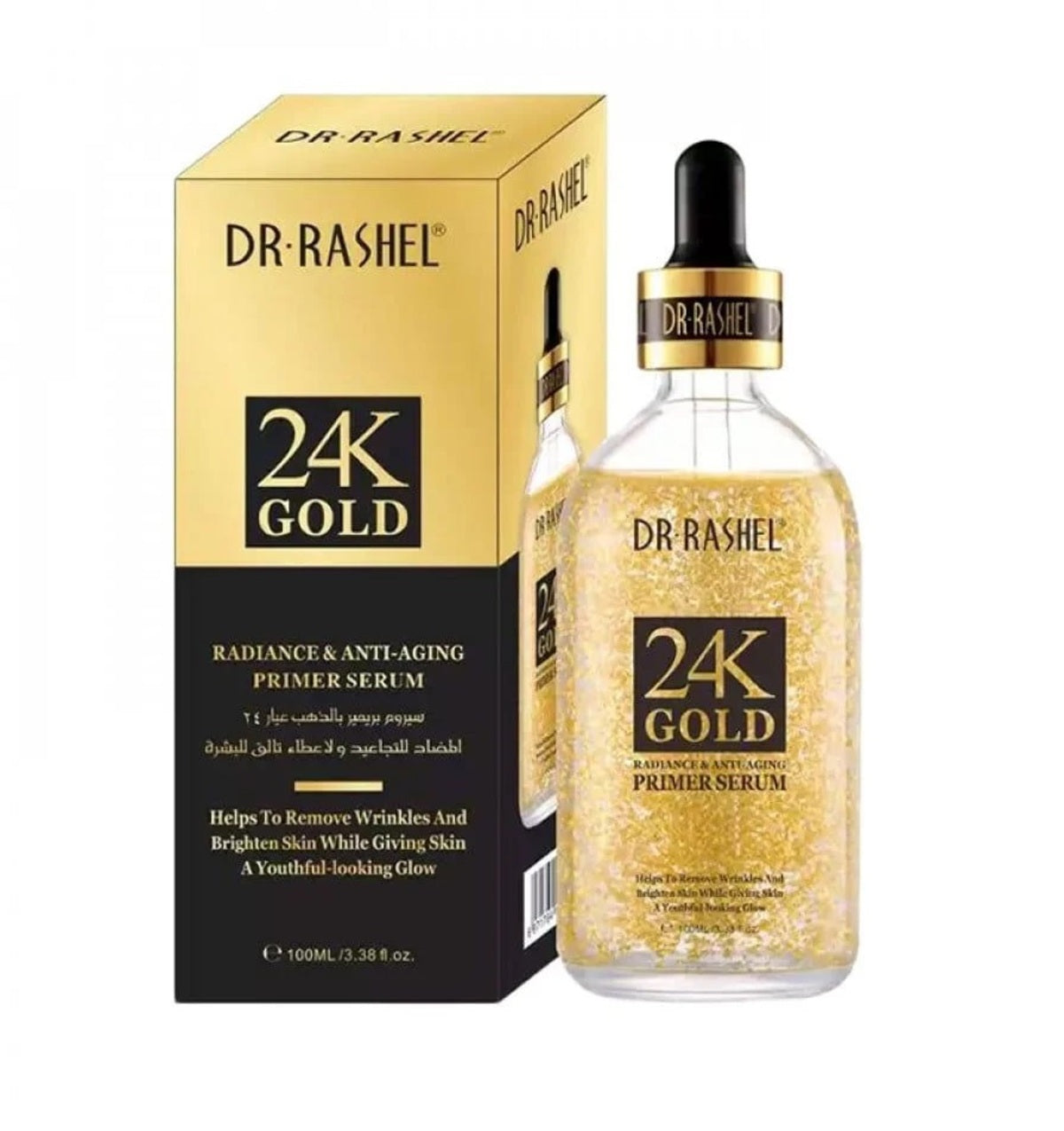 Face Primer-Dr. Rashel-24K Gold Radiance & Anti-aging Priming Serum-U-100ML