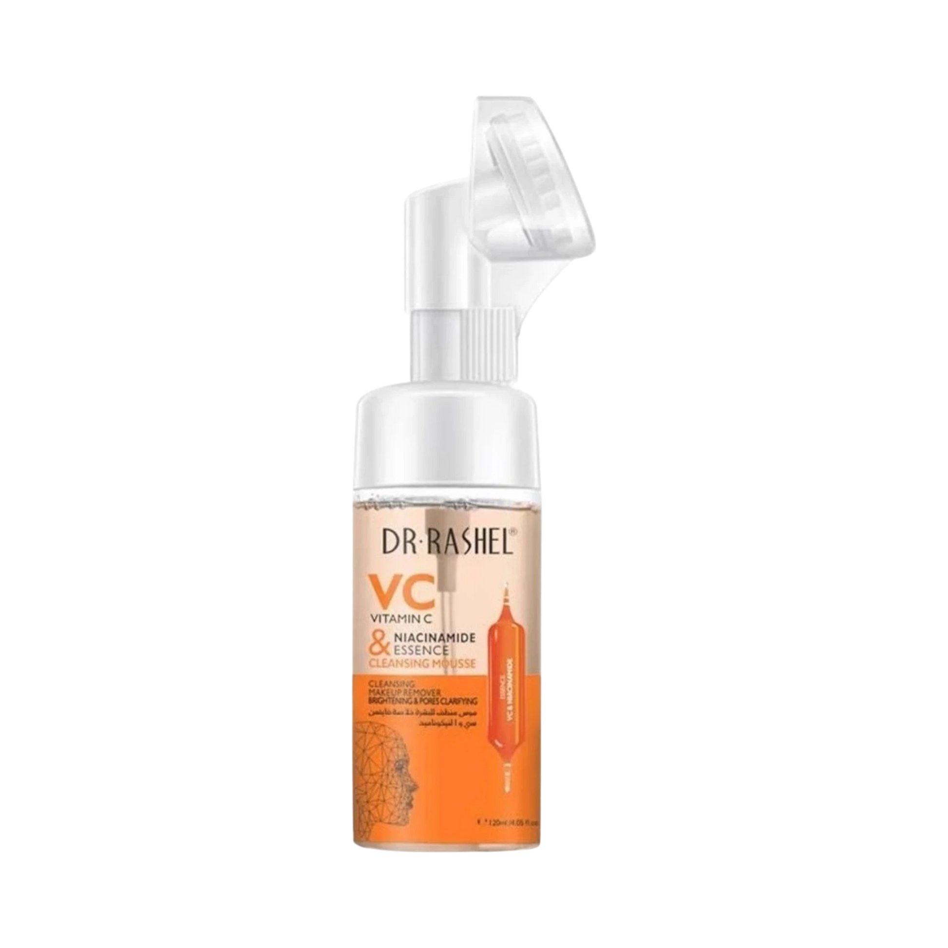Facial Cleanser-Dr. Rashel-Vitamin C & Niacinamide Essence Cleansing Mousse-U-125ML