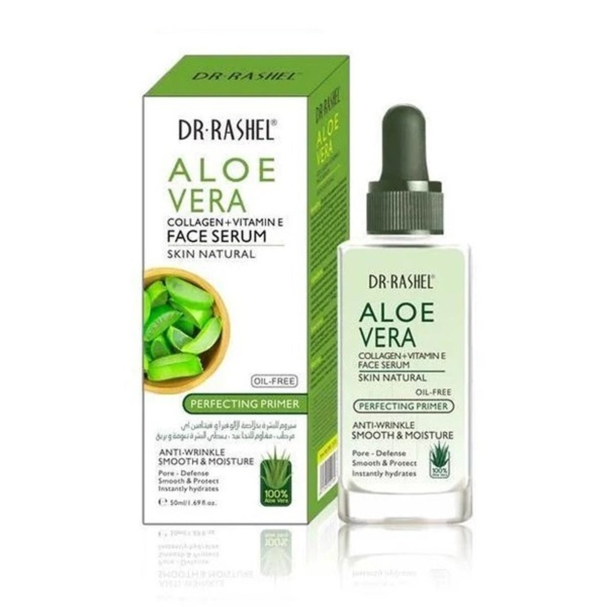 Face Serum-Dr. Rashel-Aloe Vera Collagen + Vitamin E Face Serum-U-50ML