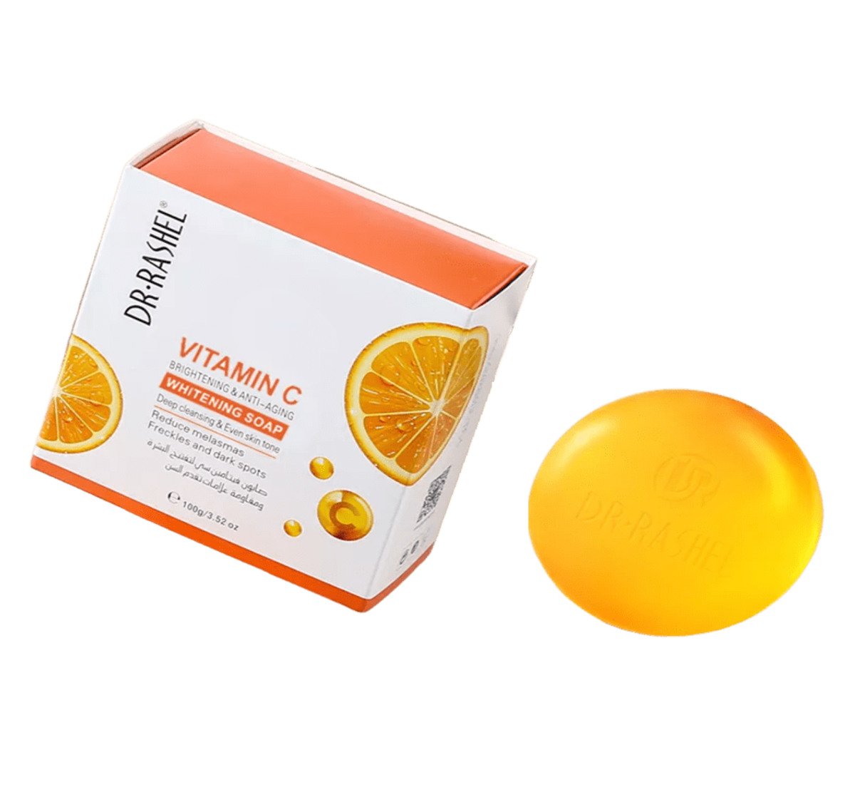 Bar Soap-Dr. Rashel-Vitamin C Brightening & Anti-Aging Whitening Soap-U-100G