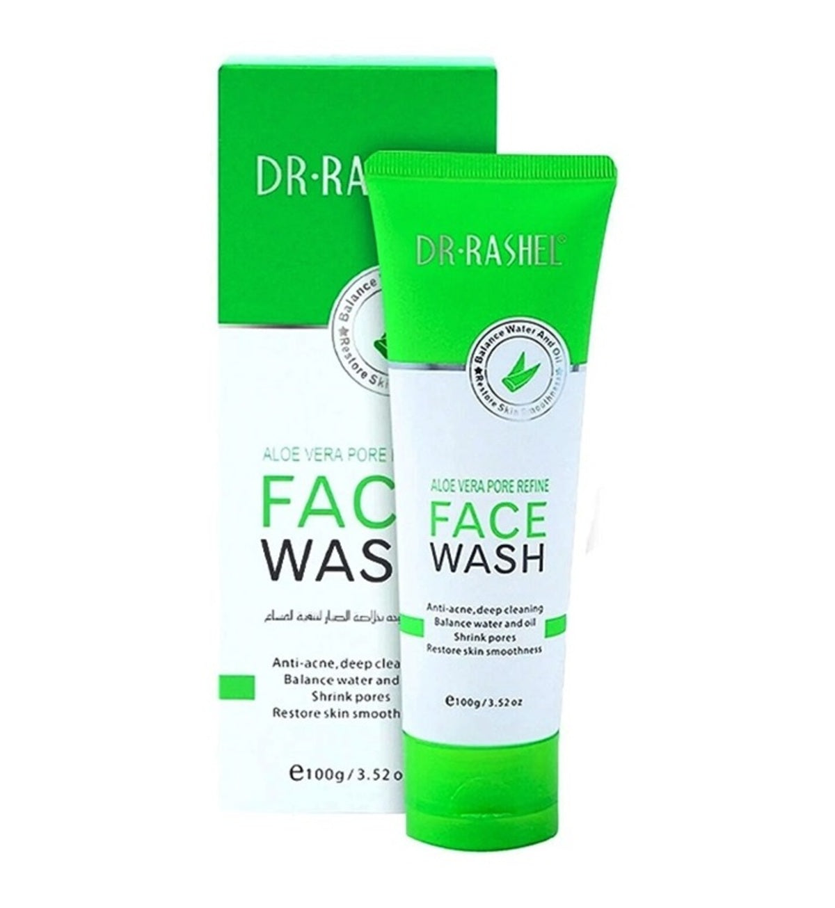 Face Wash-Dr. Rashel-Aloe Vera Pore Refine Face Wash-U-100G
