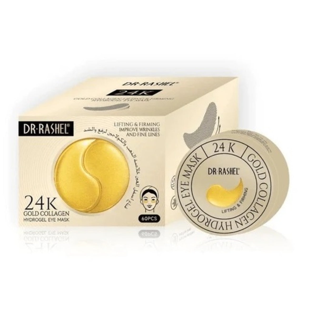 Eye Mask-Dr. Rashel-24K Gold Collagen Hydrogel Eye Mask-U-60PCS