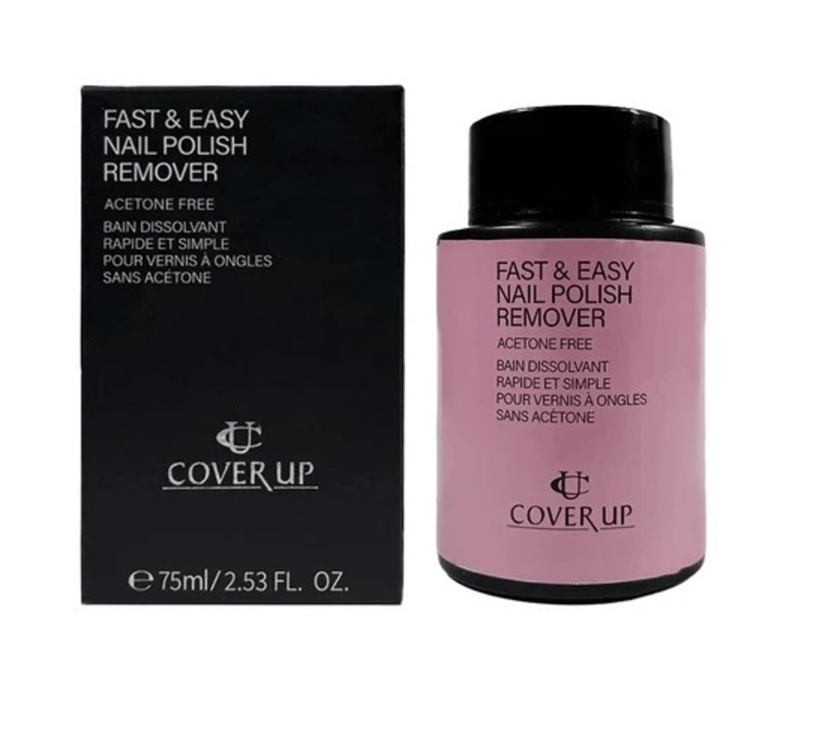 Nail Polish-Cover Up-Fast & Easy Nail Polish Remover-F-75ML