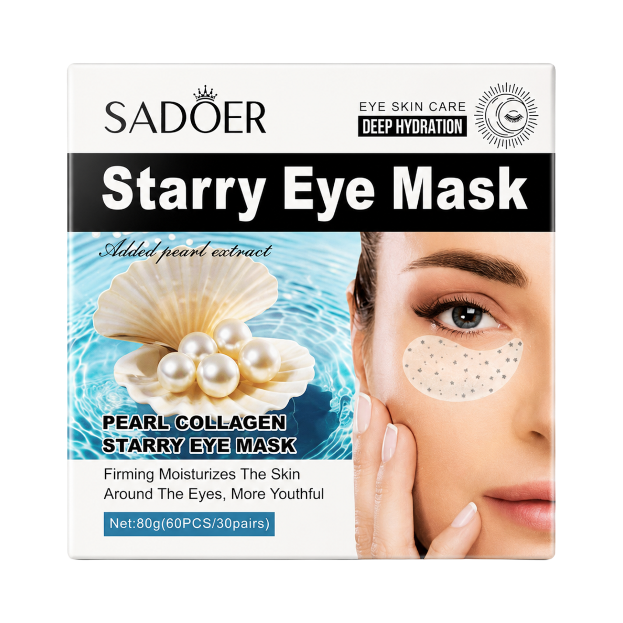 Pearl Collagen Starry Eye Mask