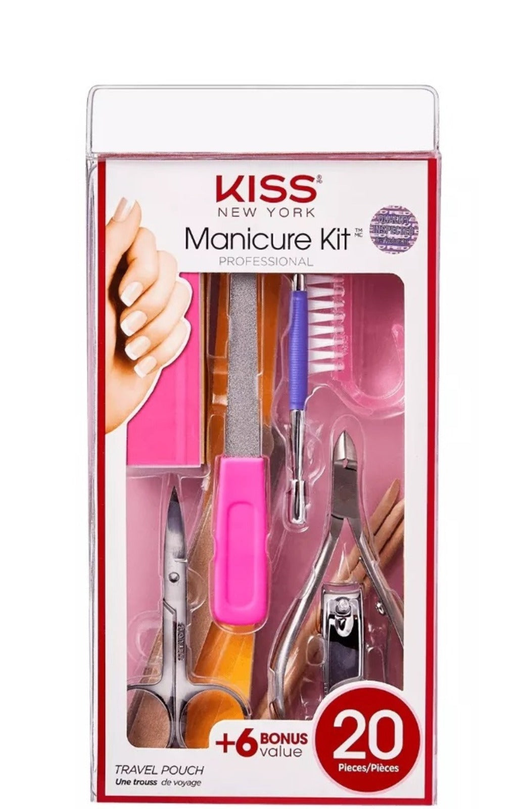 Red Professional Manicure Kit