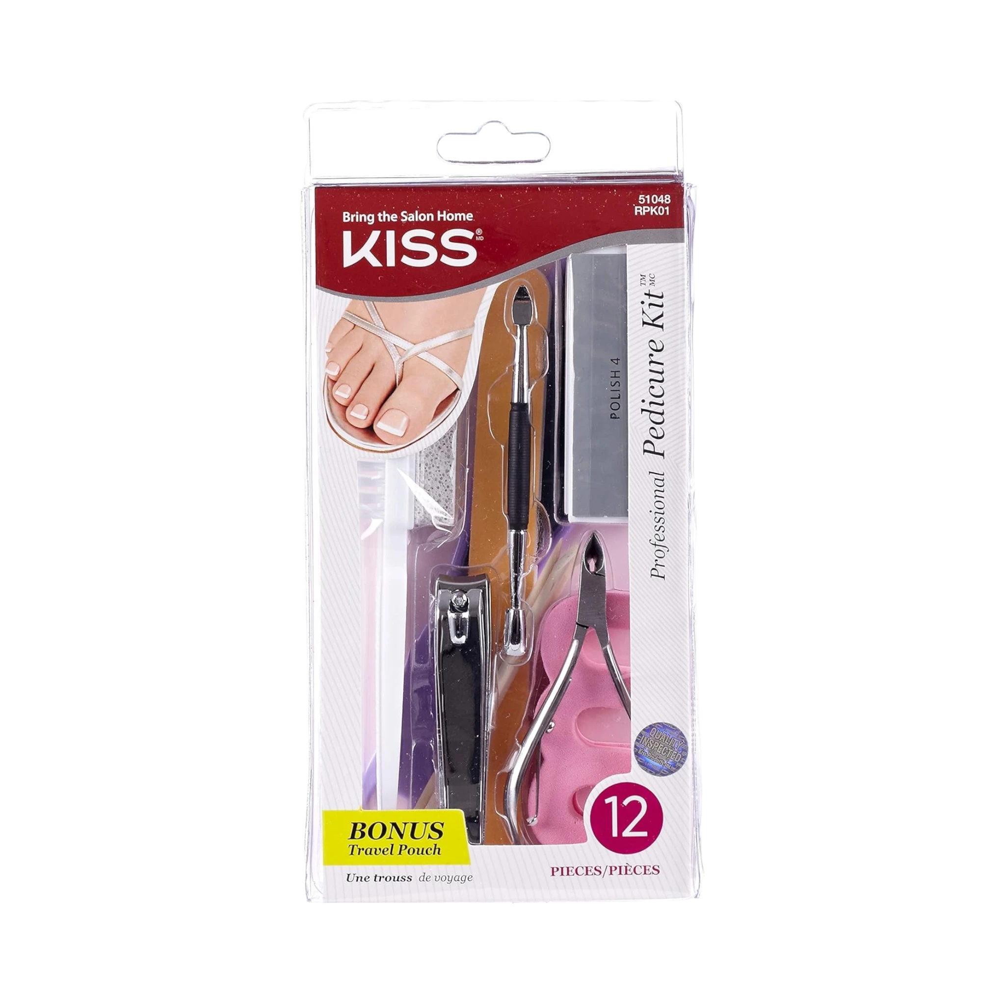 Red Professional Pedicure Kit