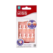 False Nails-Kiss-Everlasting French False Nails-F