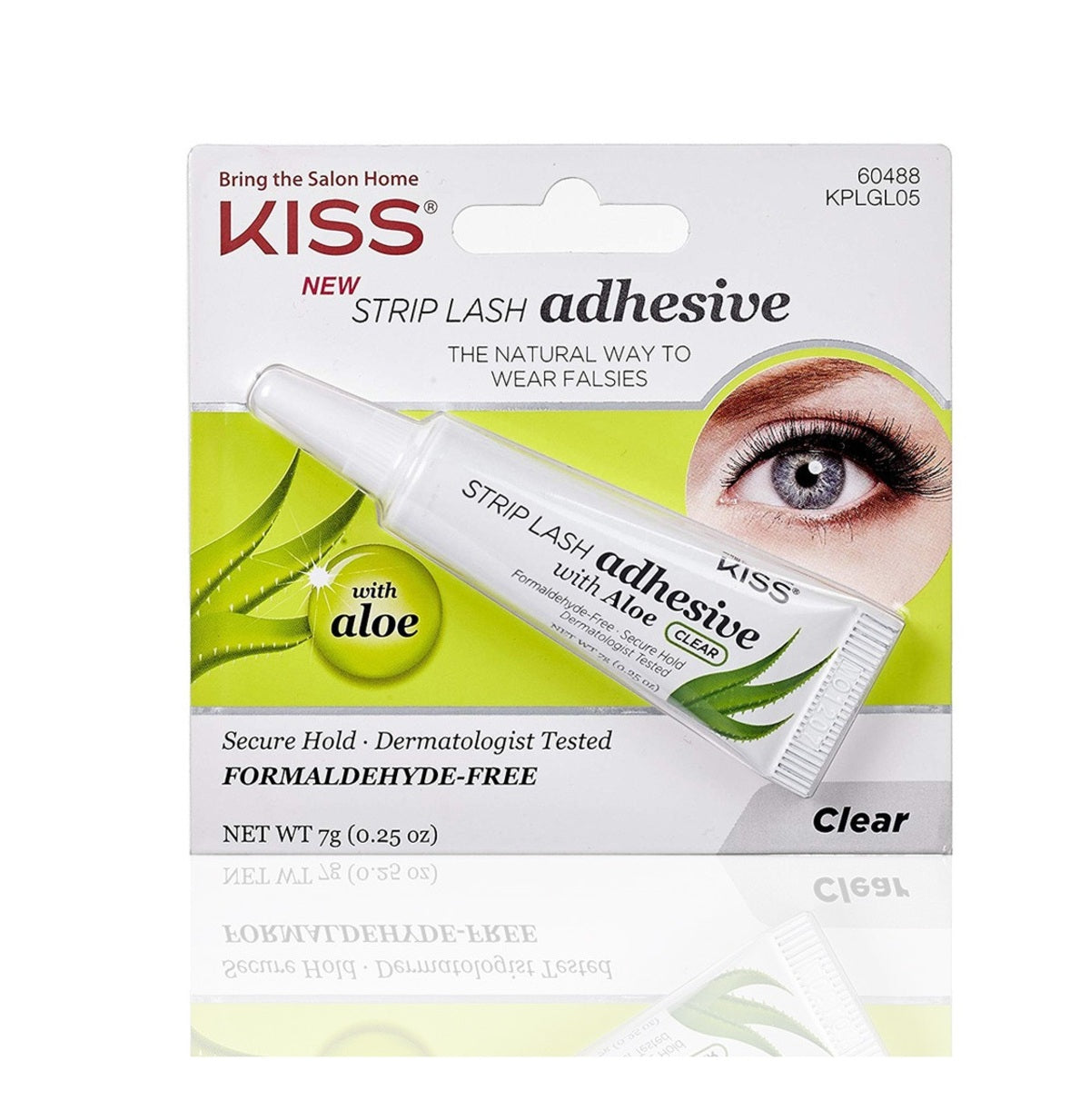 Eyelashes Glue-Kiss-Strip Lash Adhesive with Aloe-Clear-F