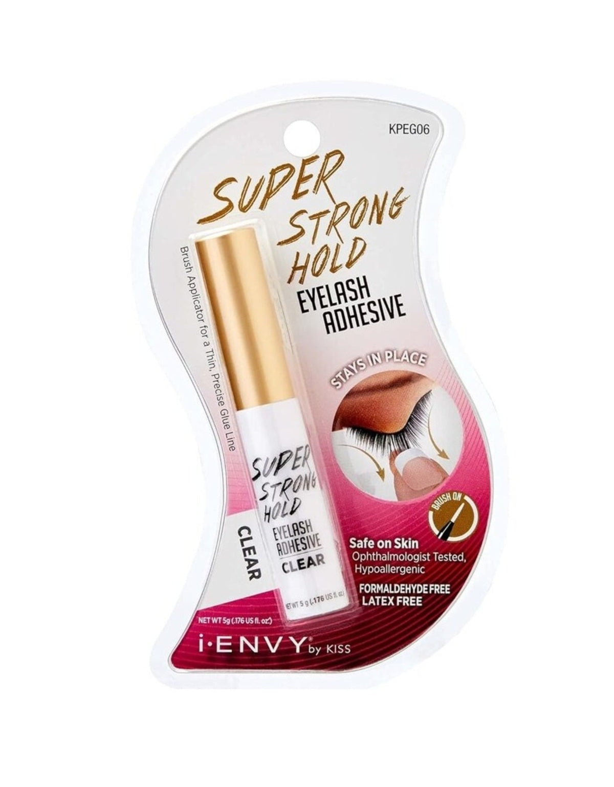 Eyelashes Glue-Kiss-I-Envy Super Strong Hold Eyelash Adhesive-F