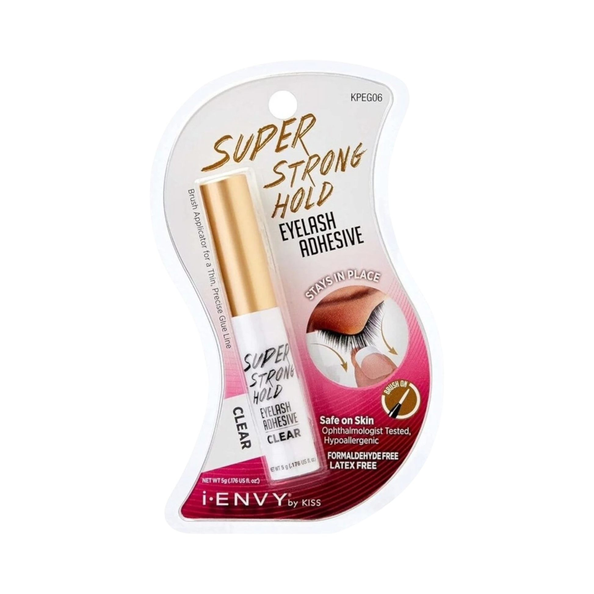 Eyelashes Glue-Kiss-I-Envy Super Strong Hold Eyelash Adhesive-F