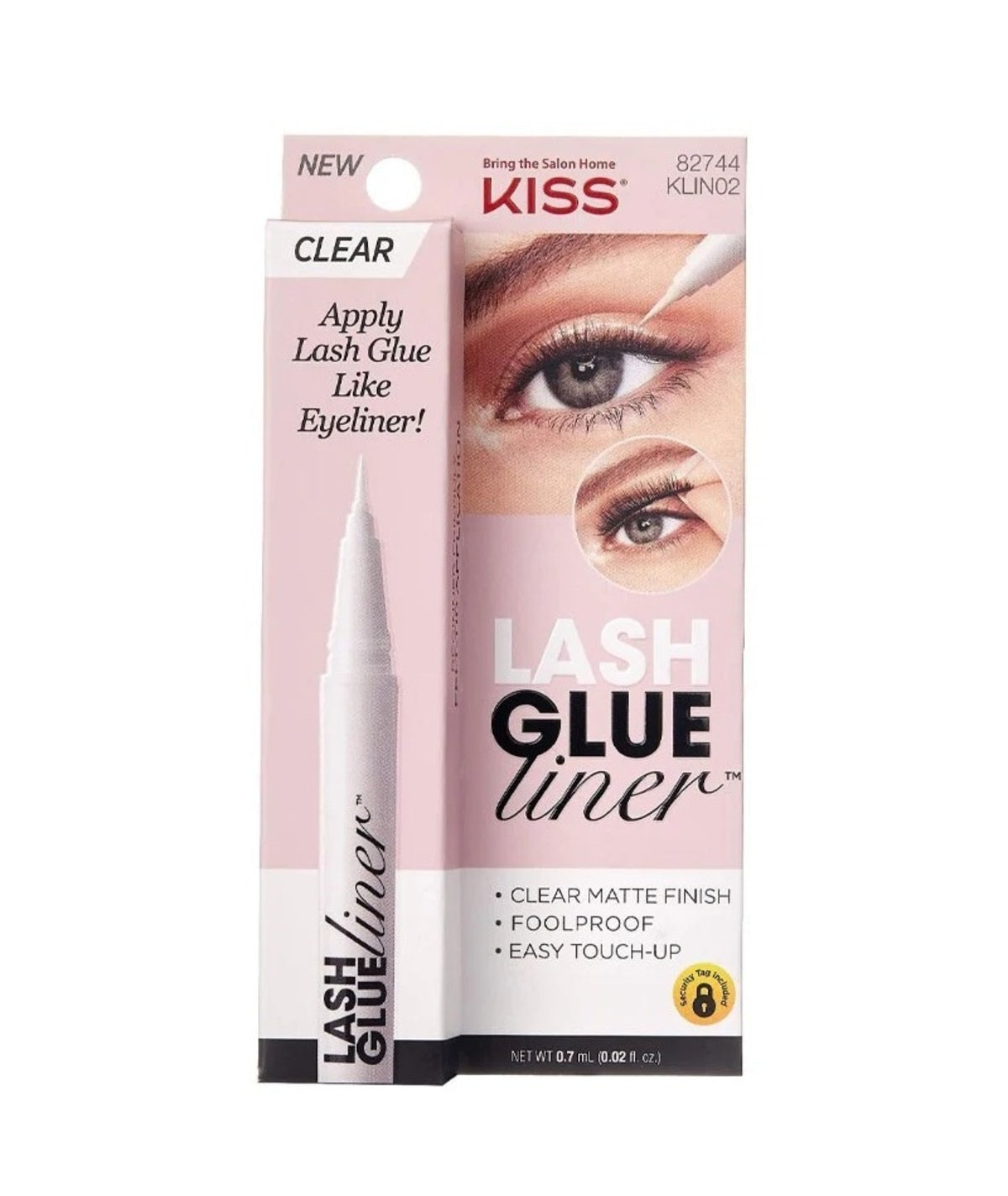 Eyelashes Glue-Kiss-Clear Lash Glue Liner-F