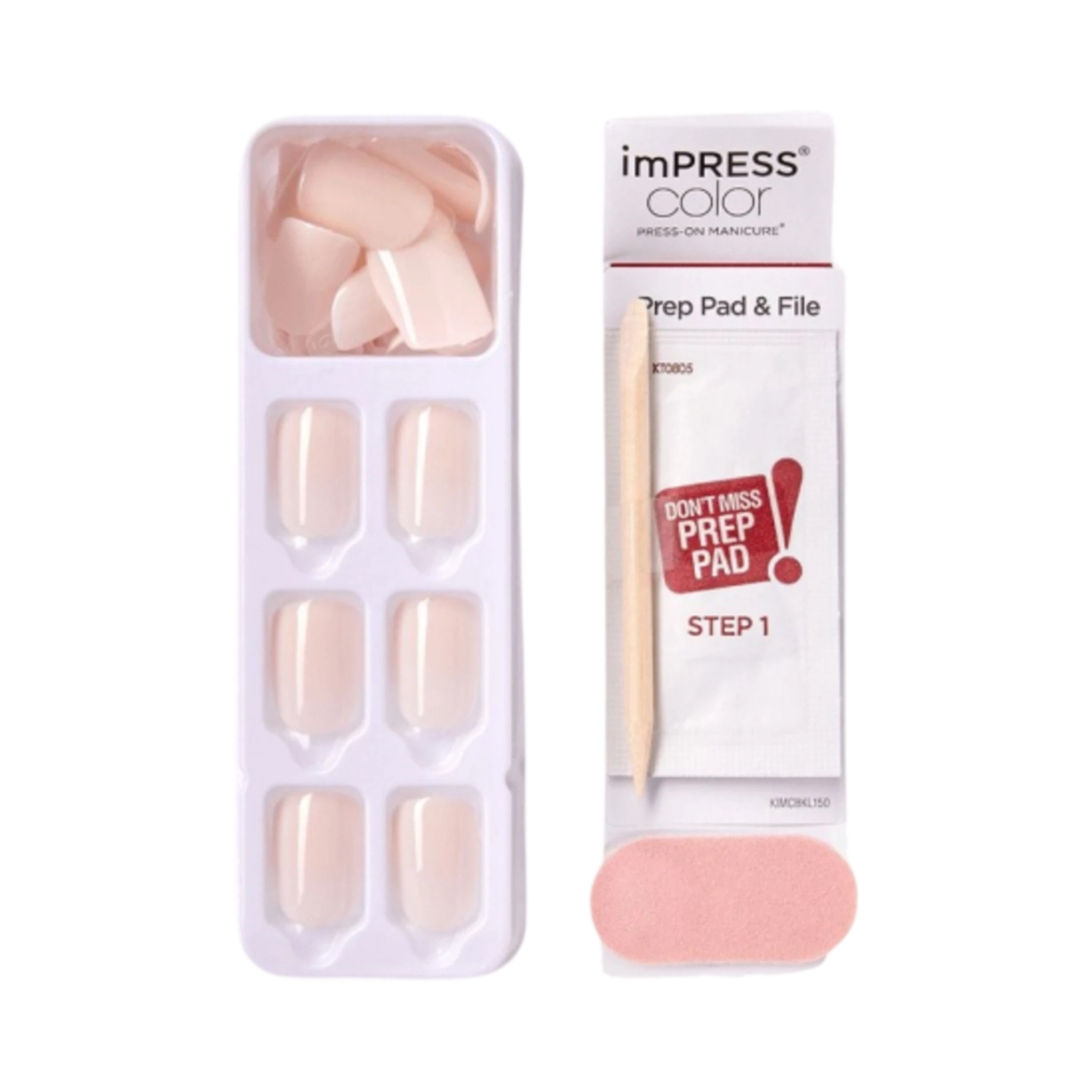 False Nails-Kiss-Impress Press On Color Nails-Point Pink-F