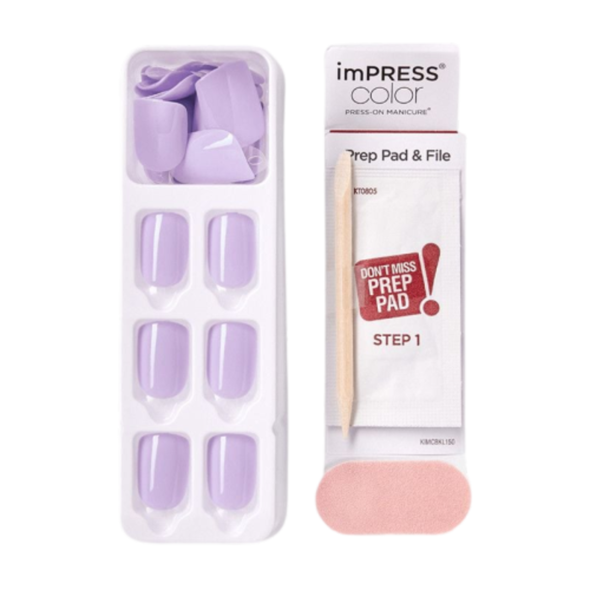 False Nails-Kiss-Impress Press On Color Nails-Picture Purplect-F