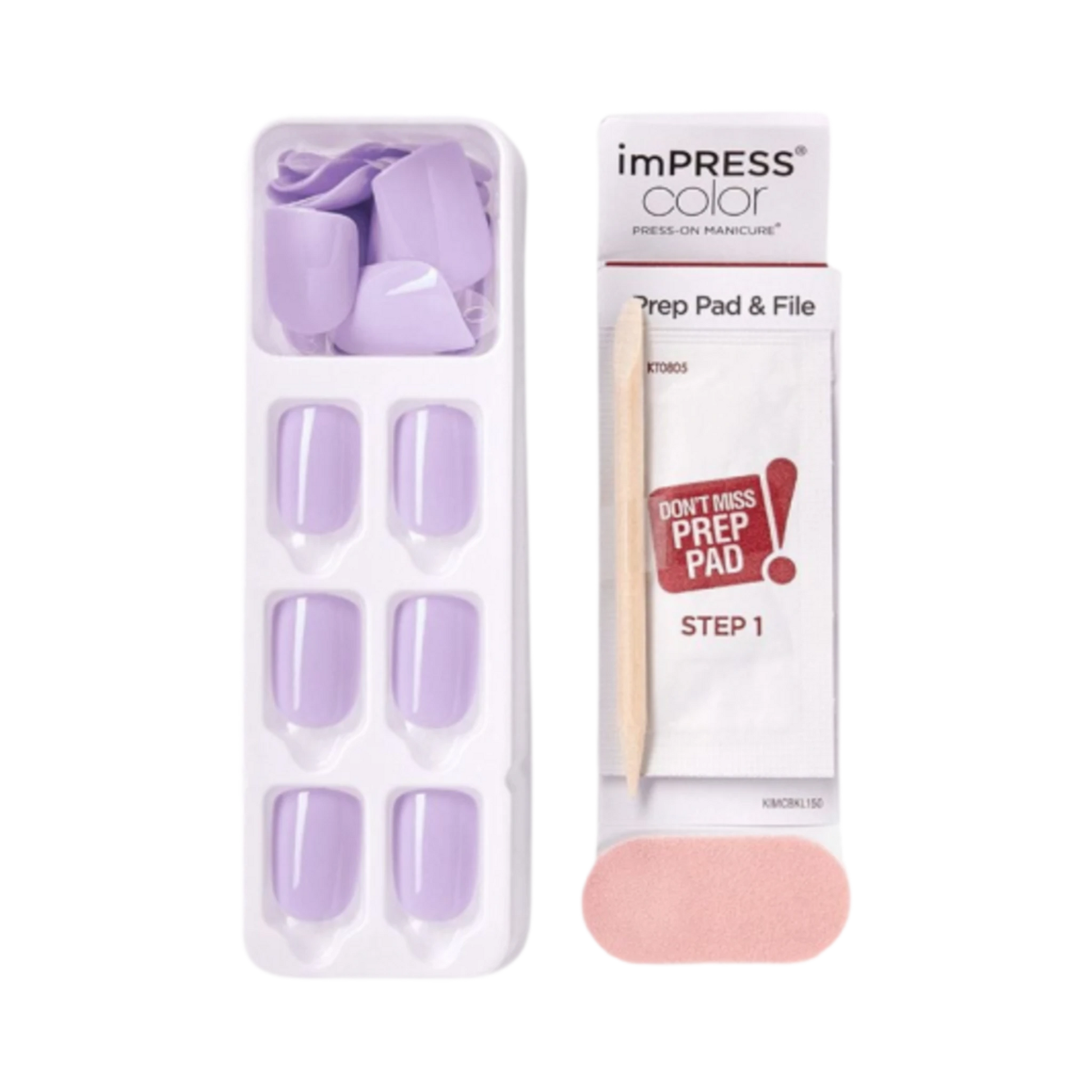False Nails-Kiss-Impress Press On Color Nails-Picture Purplect-F