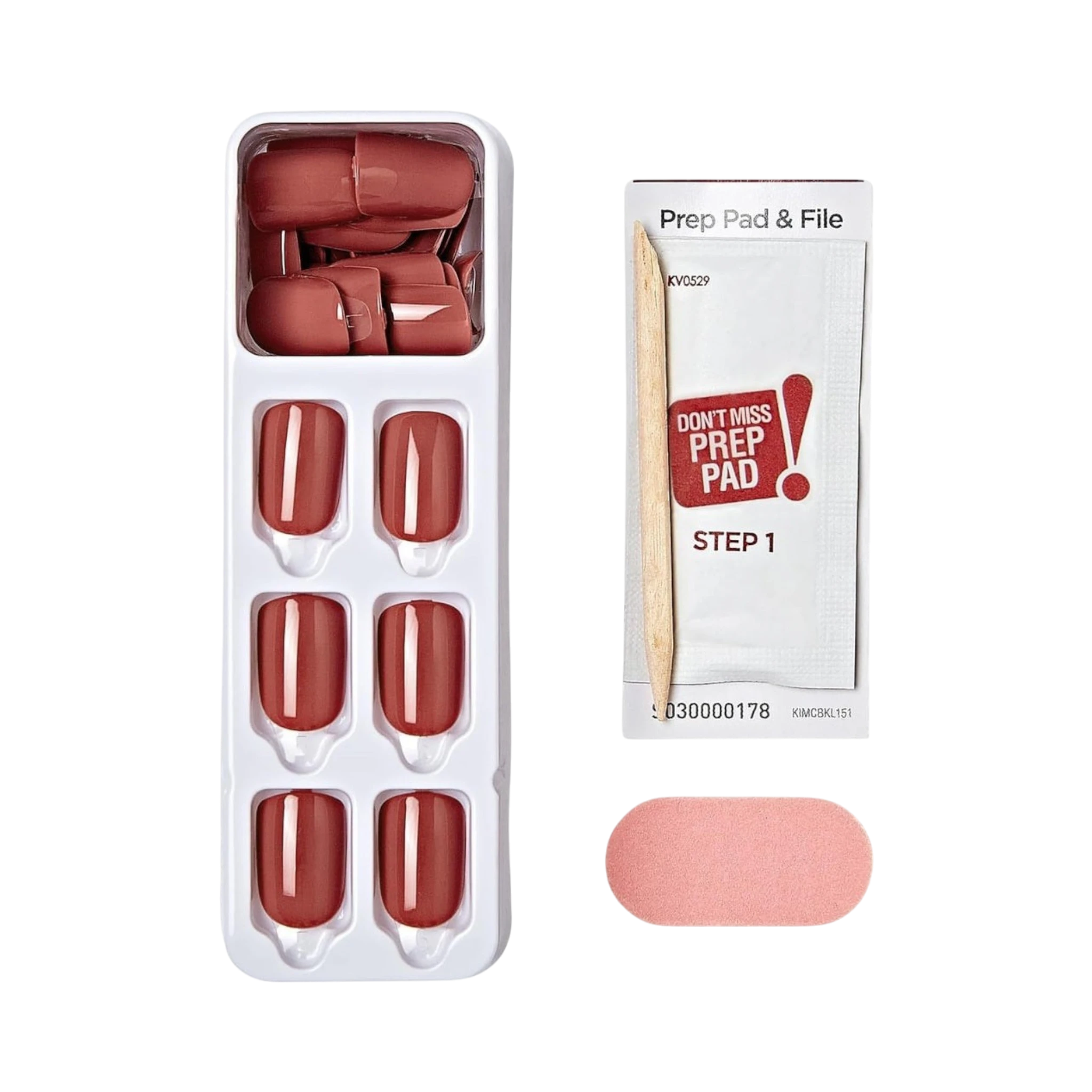 False Nails-Kiss-Impress Press On Color Nails-Platonic Pink-F