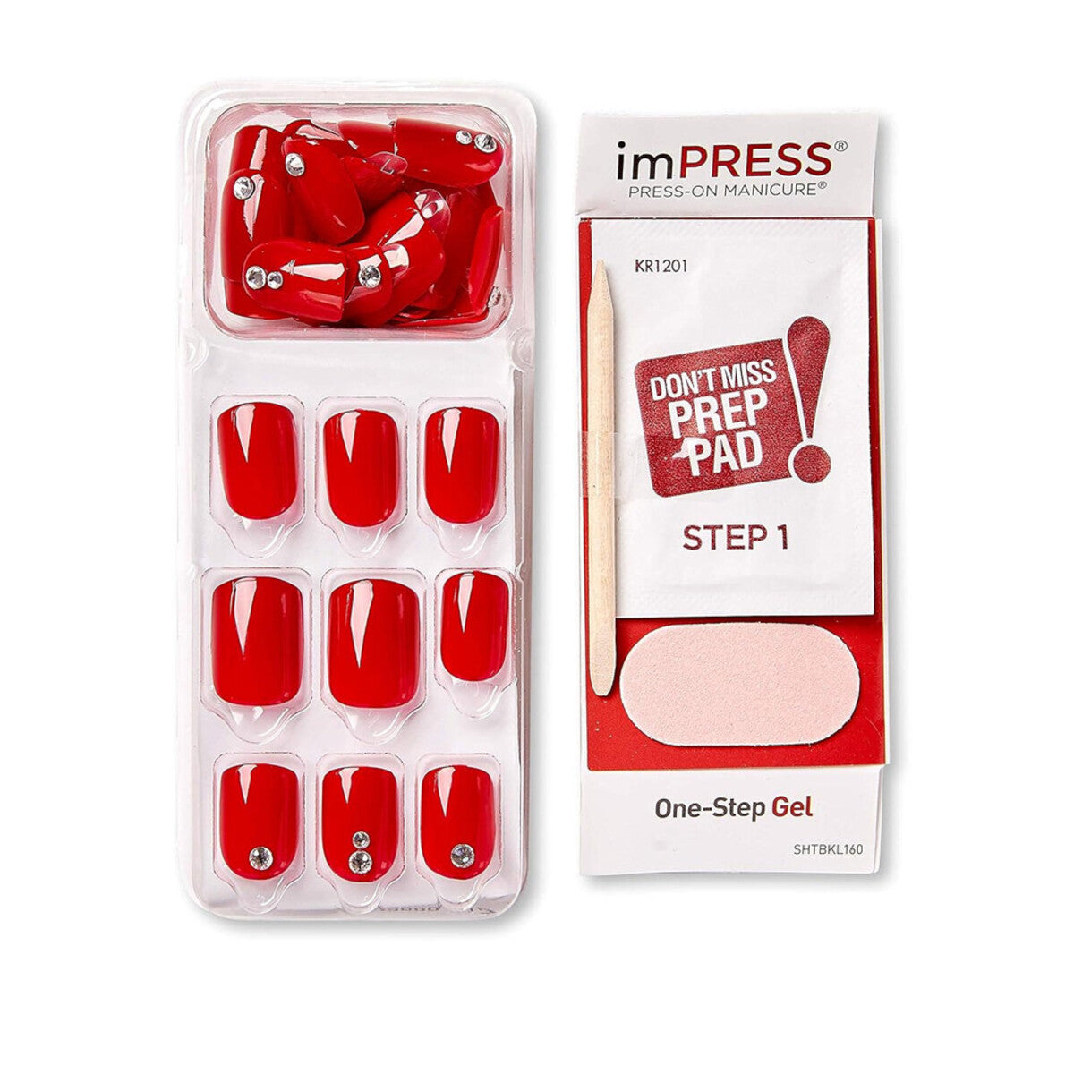 False Nails-Kiss-Impress Press On Color Nails-Kill Heels-F