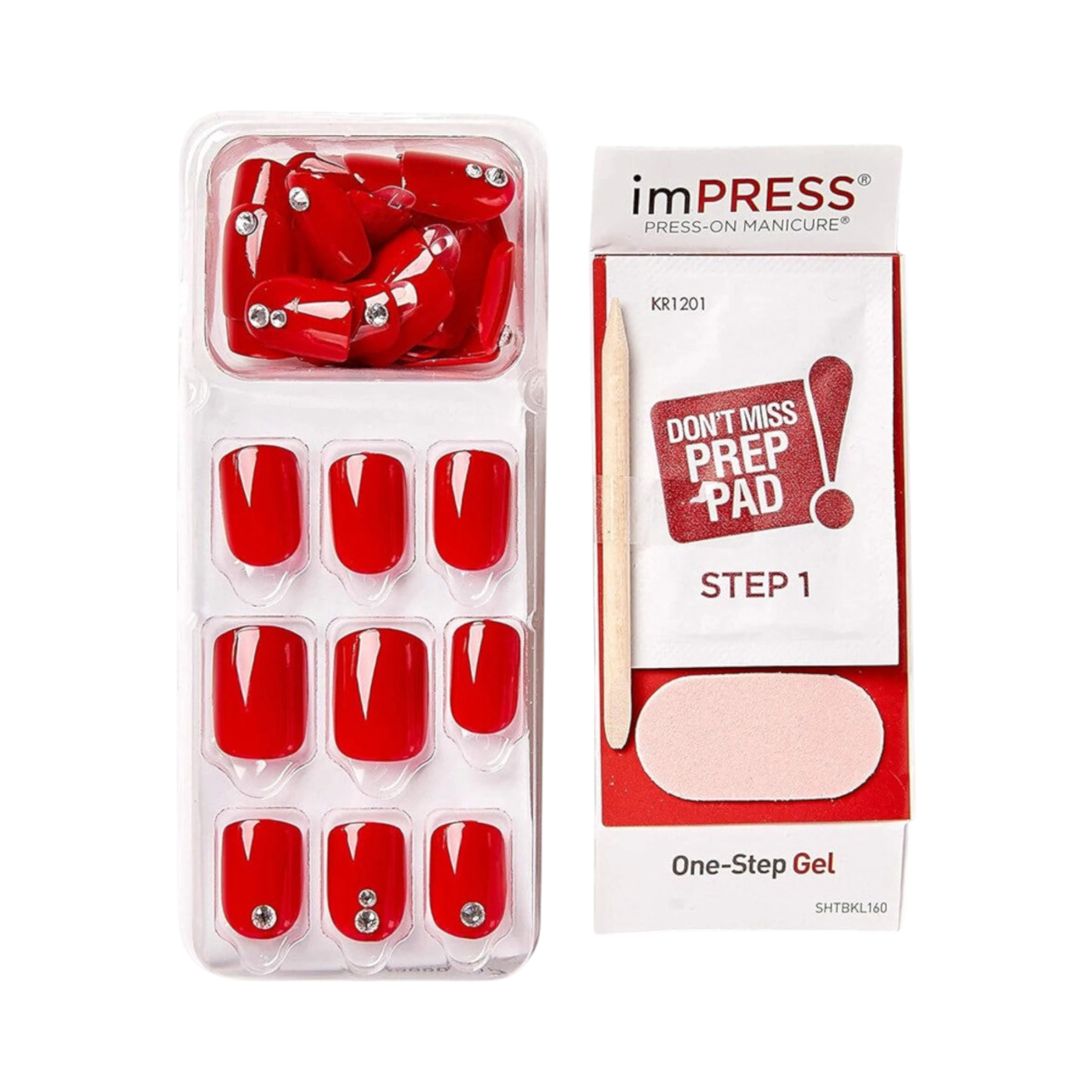 False Nails-Kiss-Impress Press On Color Nails-Kill Heels-F