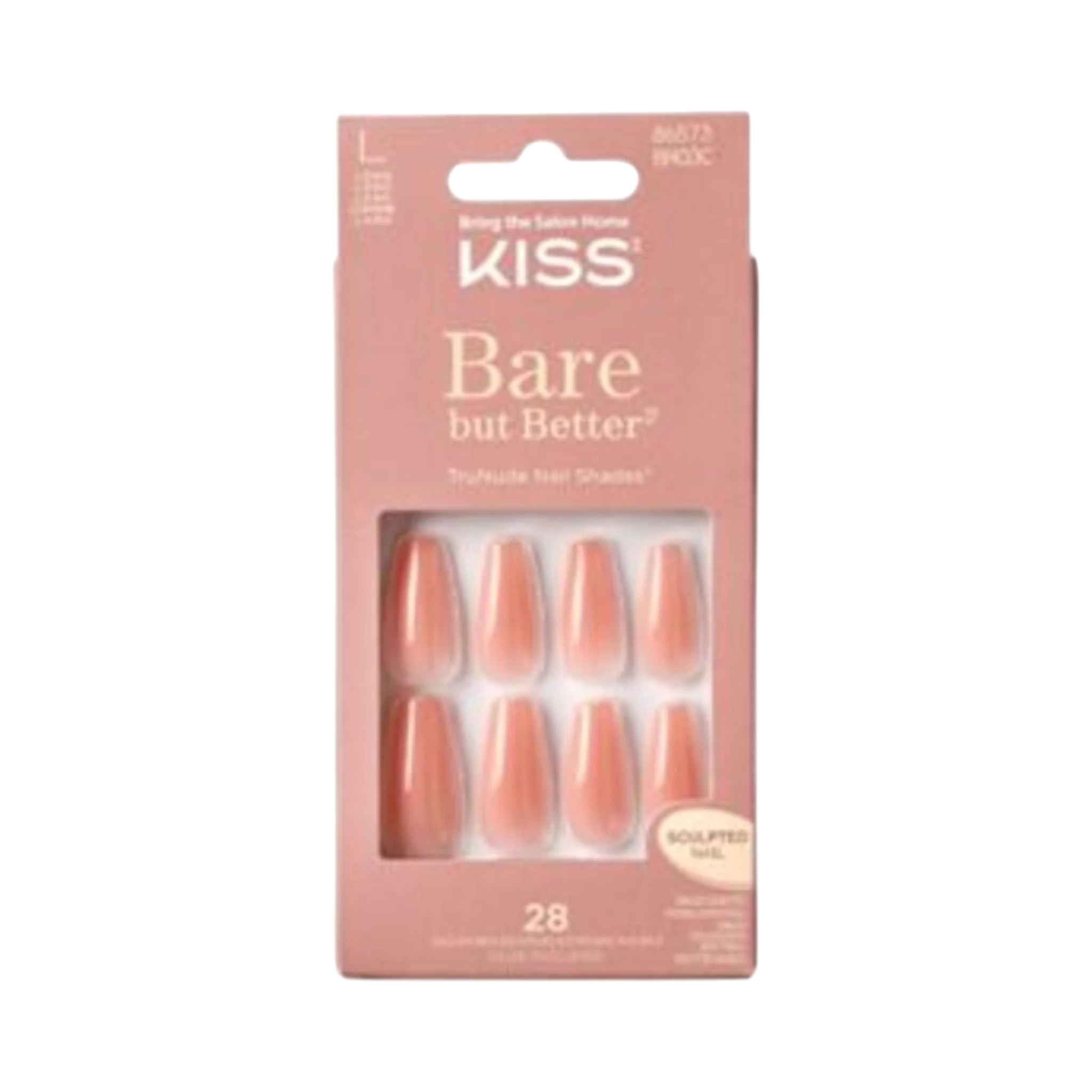 False Nails-Kiss-Bare but Better Nails-Nude Glow-F
