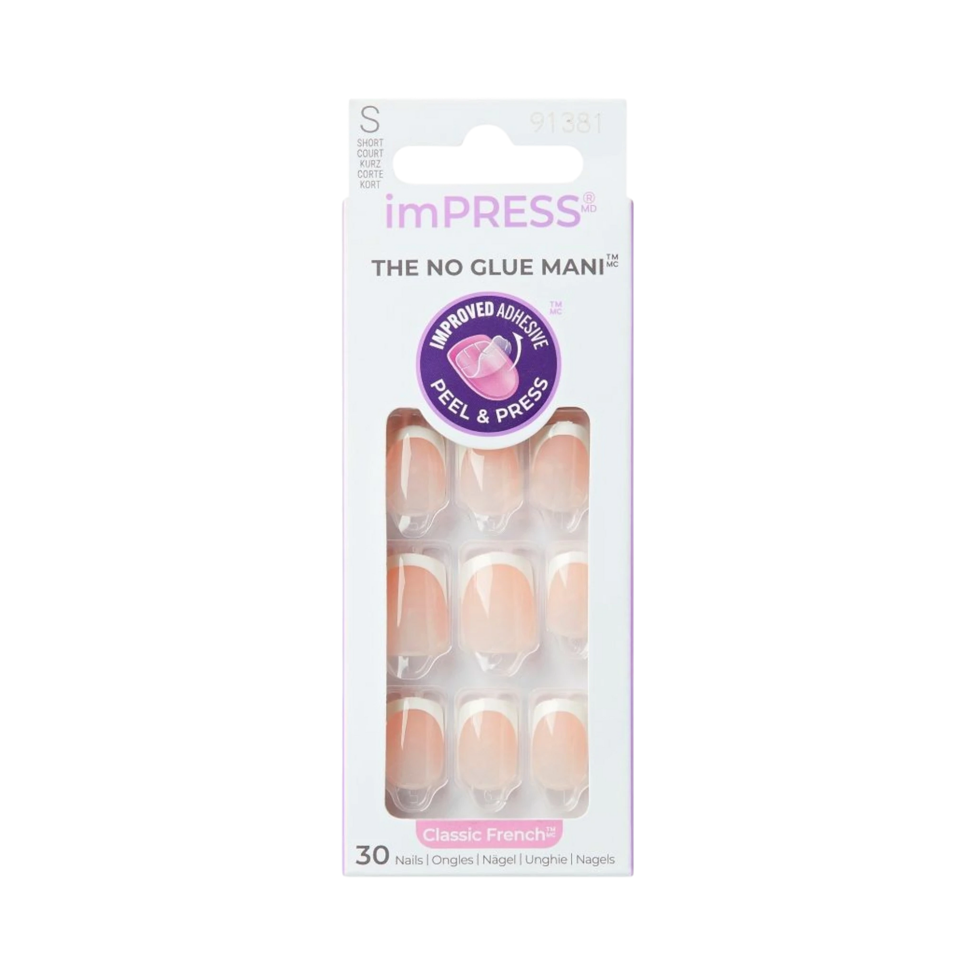 False Nails-Kiss-Impress False Nails-Model-F