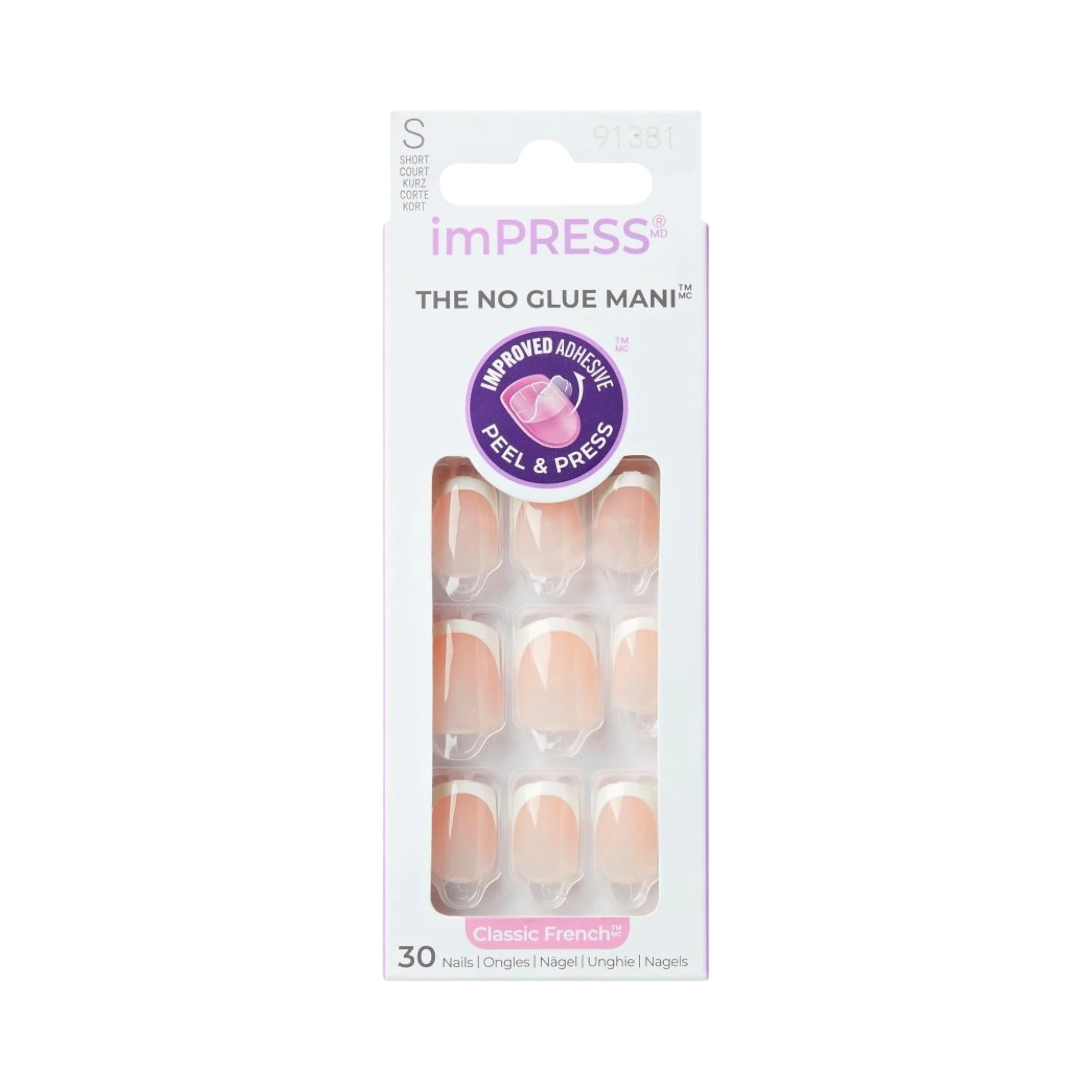 False Nails-Kiss-Impress False Nails-Model-F