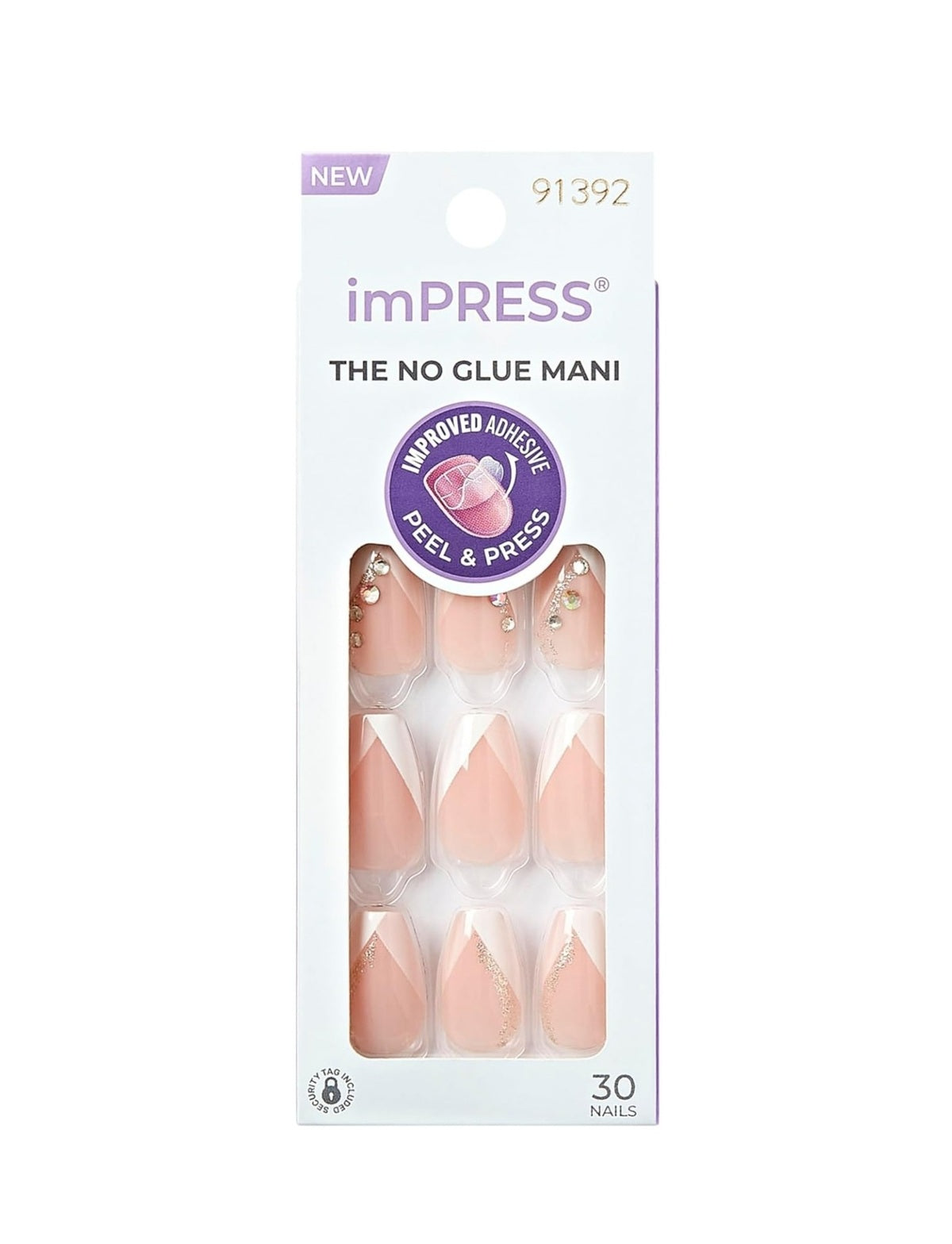 False Nails-Kiss-Impress False Nails-Glimpse-F