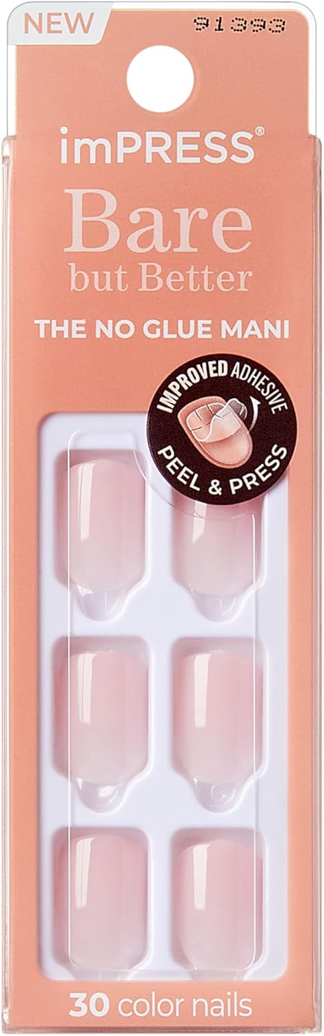 ImPRESS Bare but Better The No Glue Mani Press On Nails
