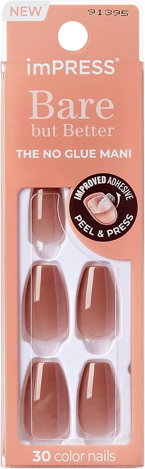 ImPRESS Bare but Better The No Glue Mani Press On Nails