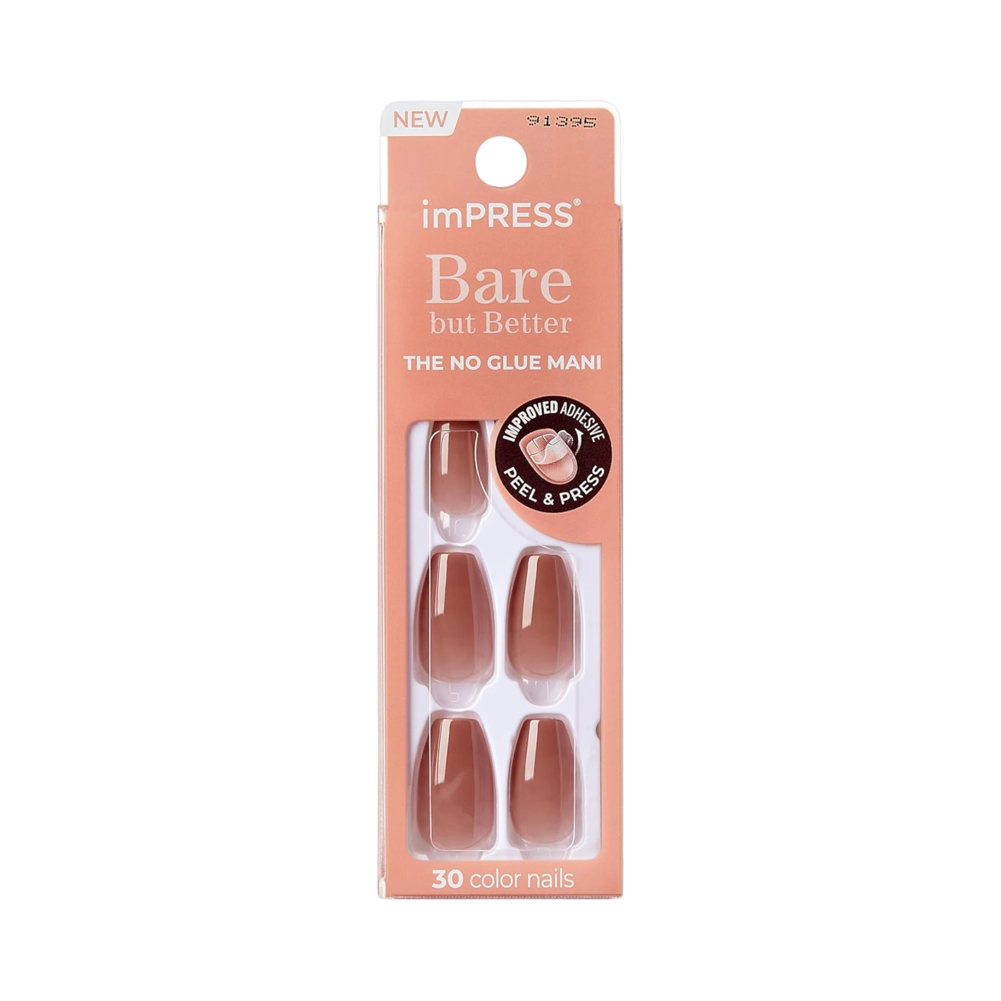 ImPRESS Bare but Better The No Glue Mani Press On Nails