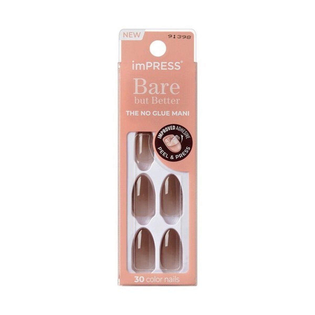 False Nails-Kiss-Impress Bare But Better Press On False Nails-Cozy-F