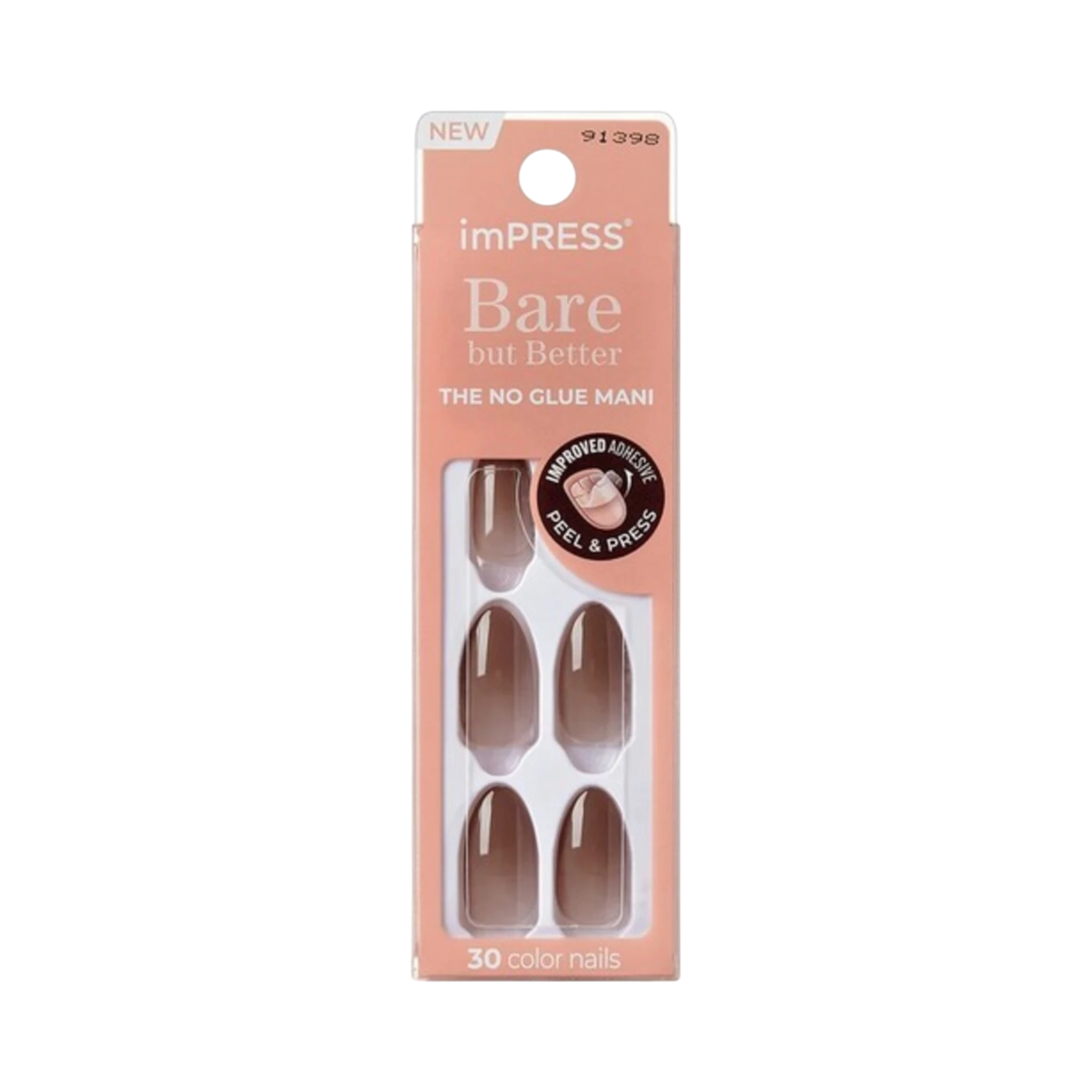 False Nails-Kiss-Impress Bare But Better Press On False Nails-Cozy-F