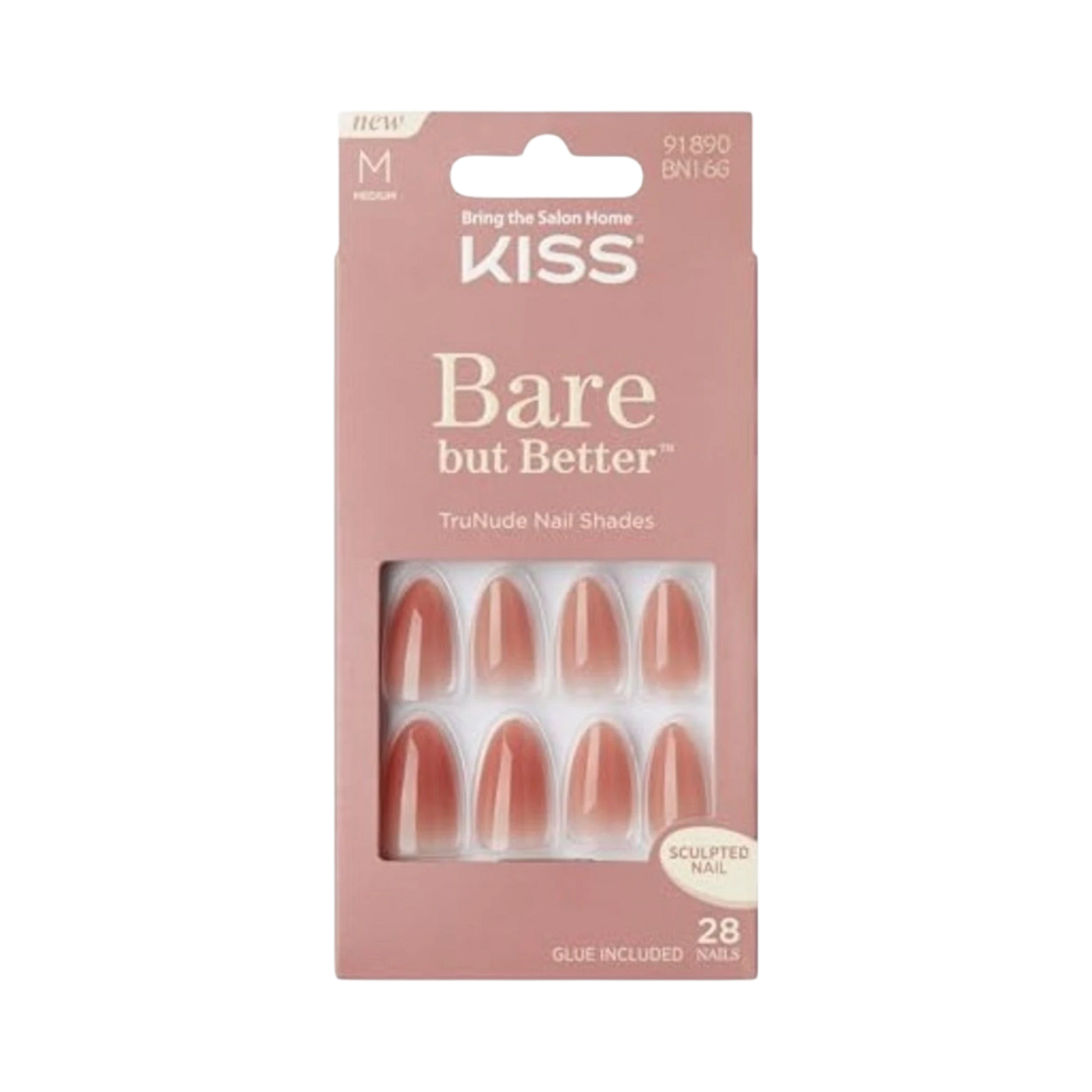 False Nails-Kiss-Bare but Better Nails-Fairest Nude-F