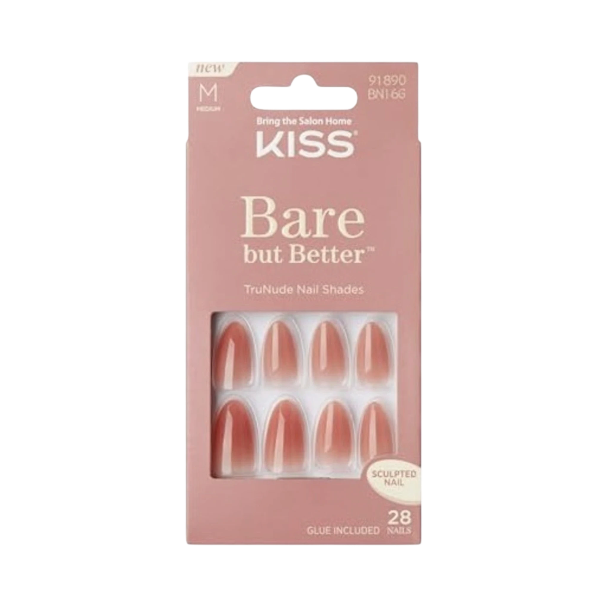 False Nails-Kiss-Bare but Better Nails-Fairest Nude-F