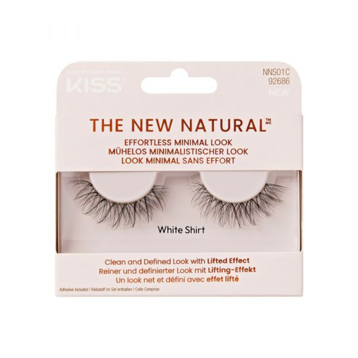 False Eyelashes-Kiss-The New Natural False Lashes-The White Shirt-F