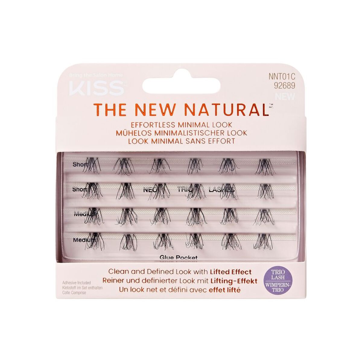 False Eyelashes-Kiss-The New Natural Half False Lashes-Neo-F