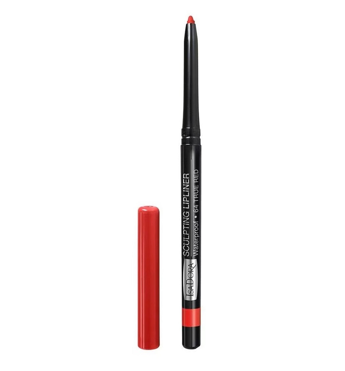 Lip Liner-Isadora-Sculpting Lipliner Waterproof Lip Pencil-64-True Red-F-0.3G
