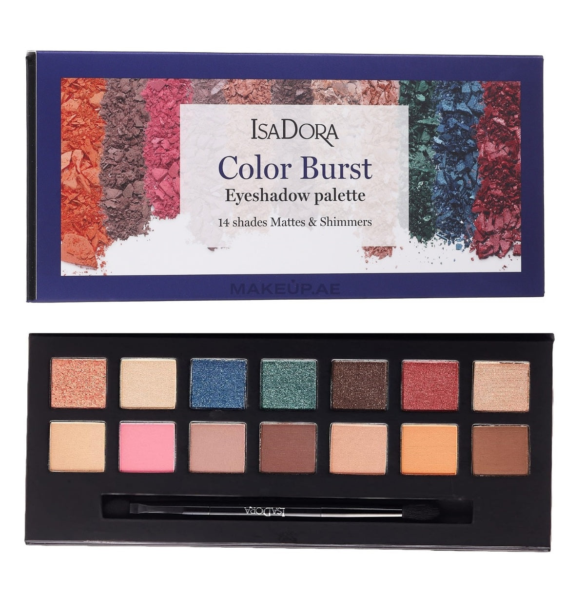 Eyeshadow Palette-Isadora-Color Burst Eyeshadow Palette-F-14X0.8G