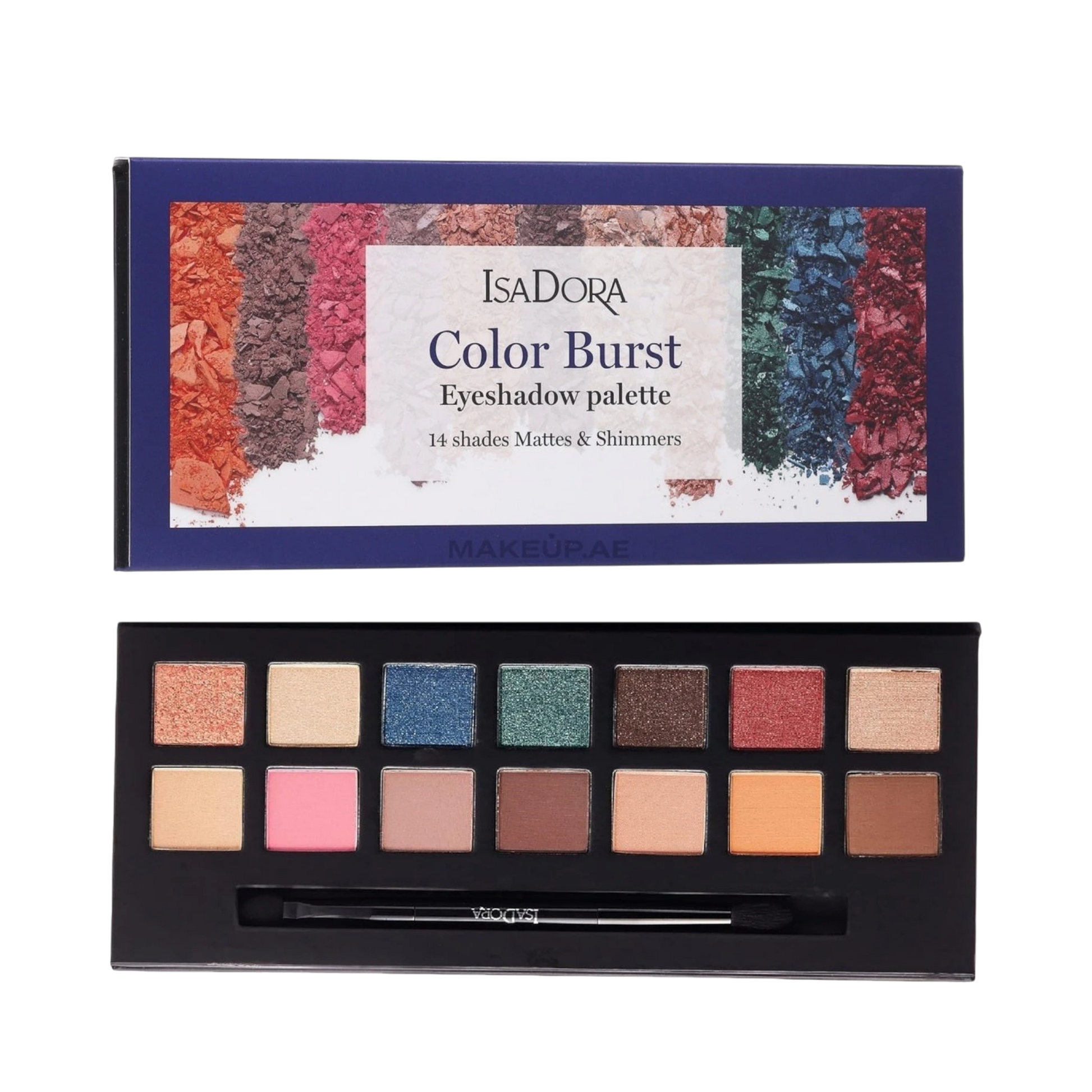 Eyeshadow Palette-Isadora-Color Burst Eyeshadow Palette-F-14X0.8G