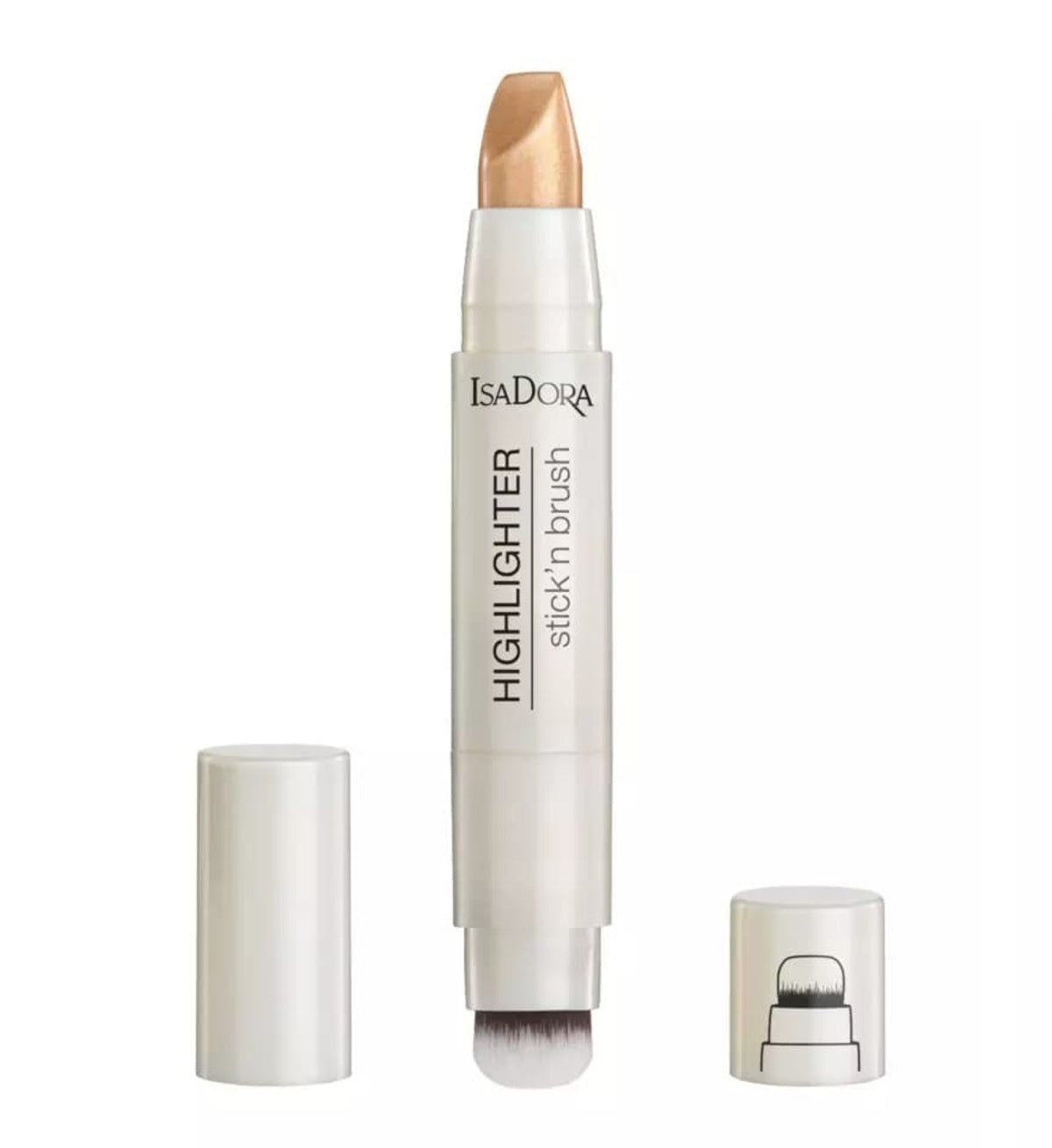 Highlighter-Isadora-Highlighter Stick'n Brush-23-Bronzde Shimmer-F-3.8G