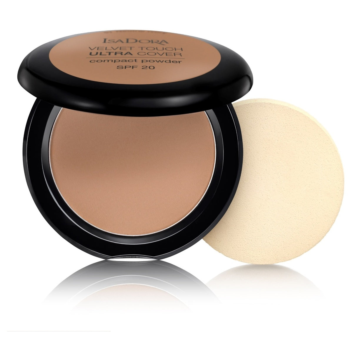 Face Powder-Isadora-Velvet Touch Ultra Cover Compact Powder SPF 20-68-Neutral Almond-F-7.5G