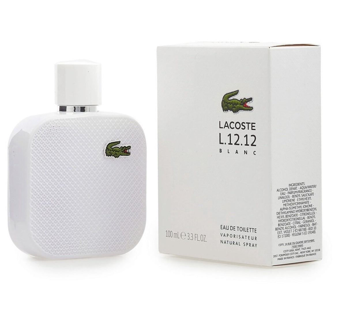Perfume-Lacoste-Eau de Lacoste L.12.12. Blanc Eau de Toilette-M-100ML